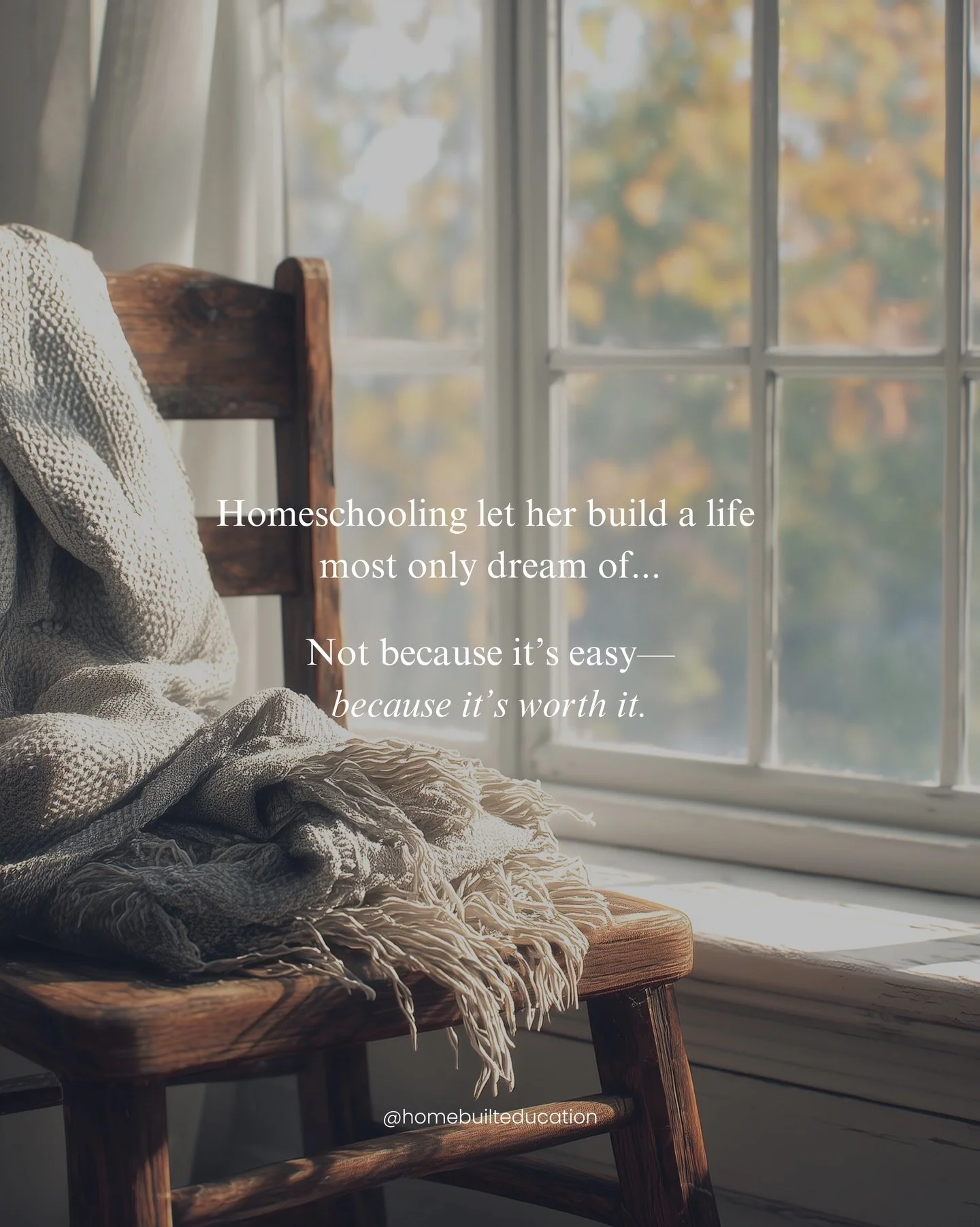 I was a school principal with a Master&rsquo;s in Education, and when I started homeschooling my own kids&hellip; 

I still had to learn how to do it. 

The qualification isn&rsquo;t a degree. It&rsquo;s the decision. 

That&rsquo;s exactly why I wro