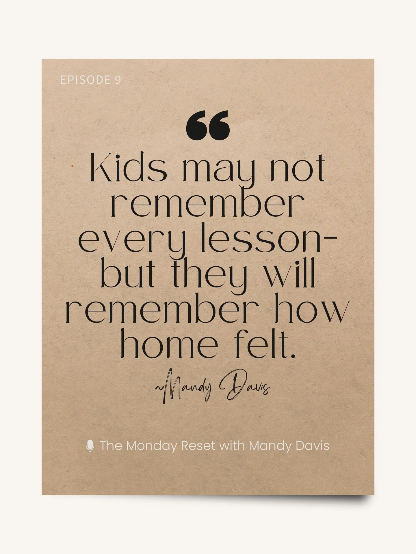 In this week&rsquo;s podcast, I&rsquo;m talking about how home culture forms, why it matters more than most parents realize, and the small shifts that can completely change the atmosphere of your family life.

Because whether we realize it or not, ev