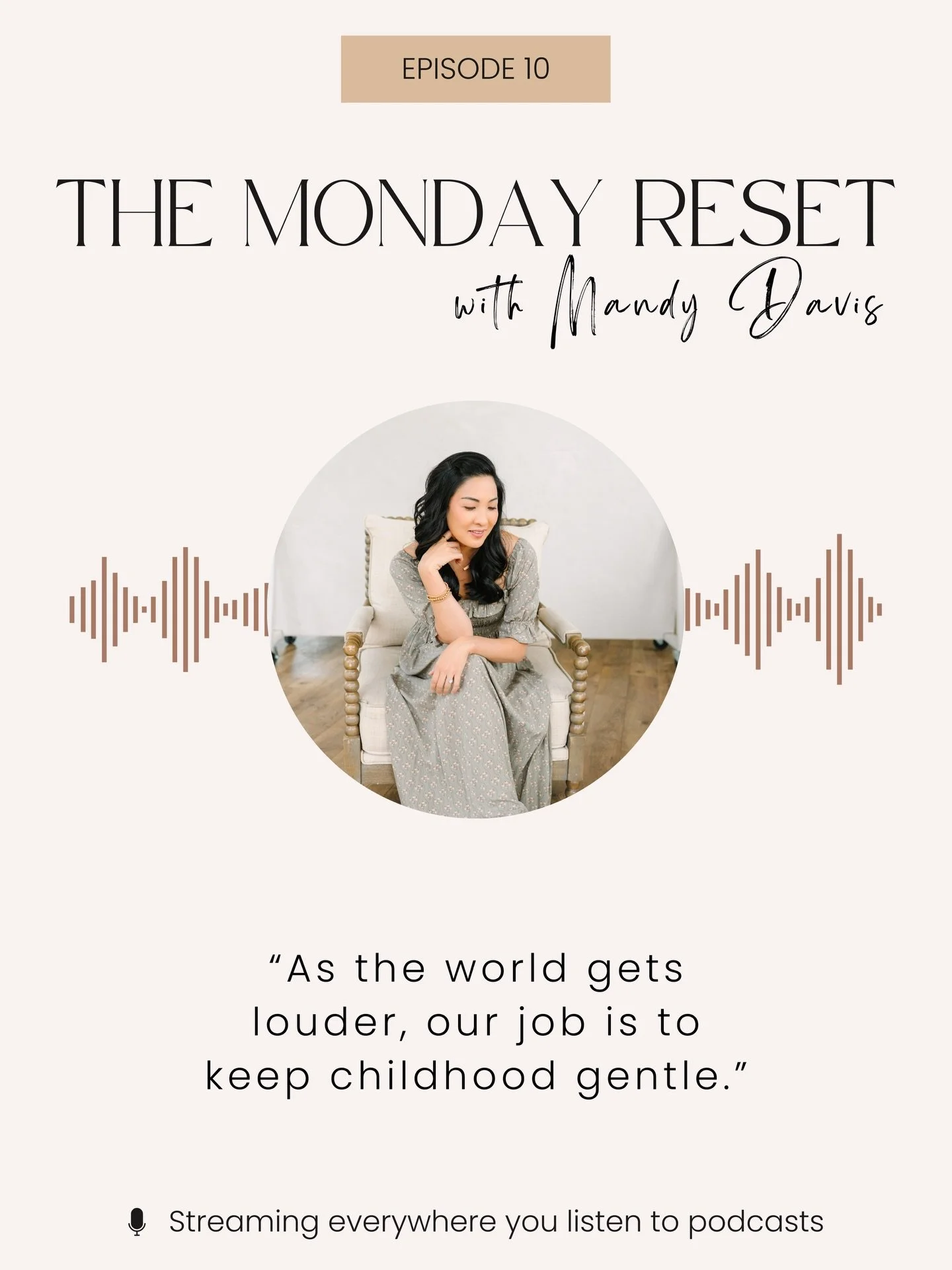 In Episode 10 of The Monday Reset, I break down why many children struggling today aren&rsquo;t failing&mdash; but are overwhelmed by the pace and pressure of modern childhood.

Listen wherever you get your podcasts, and share this with a parent who 