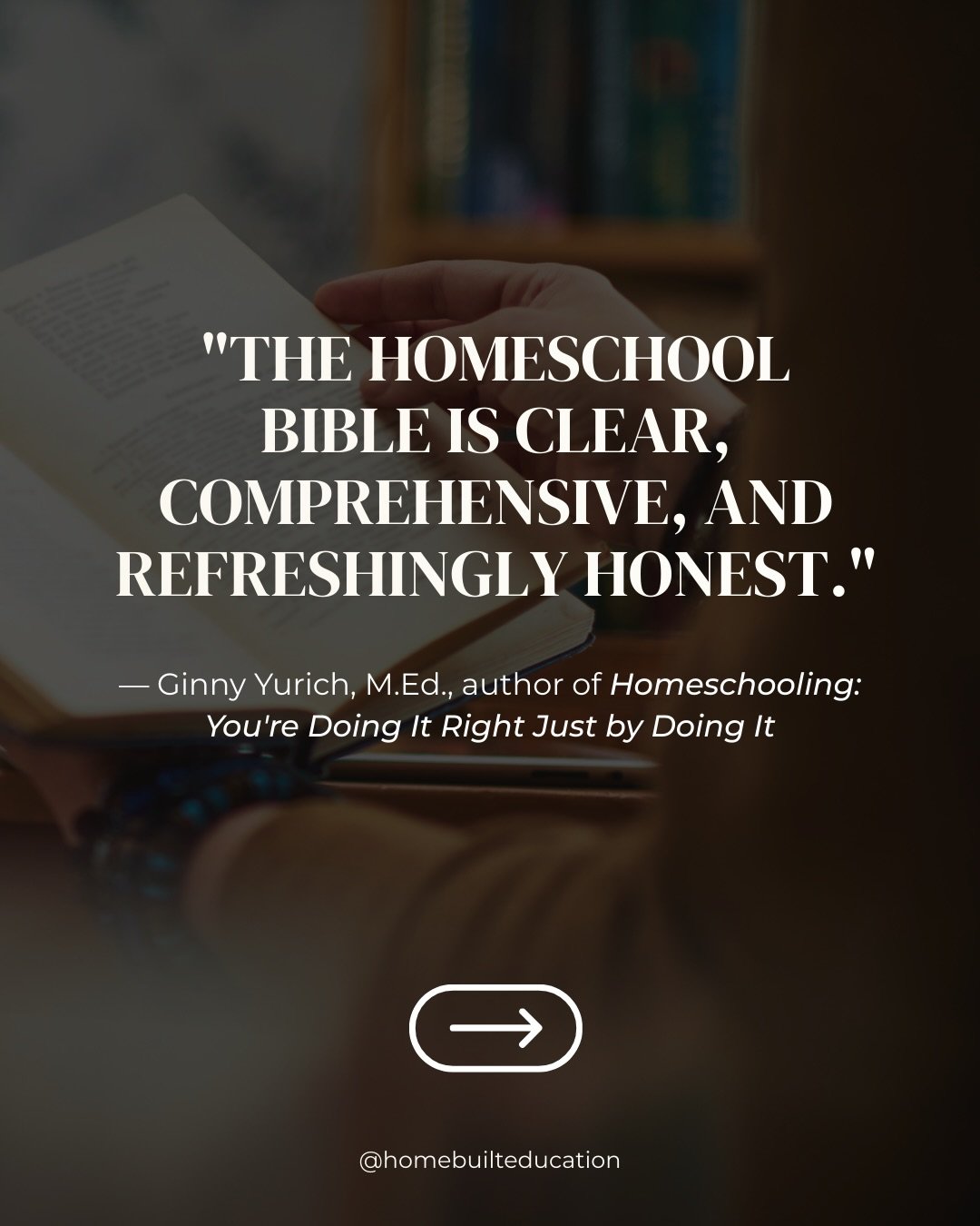 When Ginny Yurich calls a book &ldquo;refreshingly honest&rdquo; &mdash; you pay attention.

Ginny is one of the most trusted voices in the homeschool space. She holds an M.Ed. She&rsquo;s spent years advocating for families. And when she read The Ho