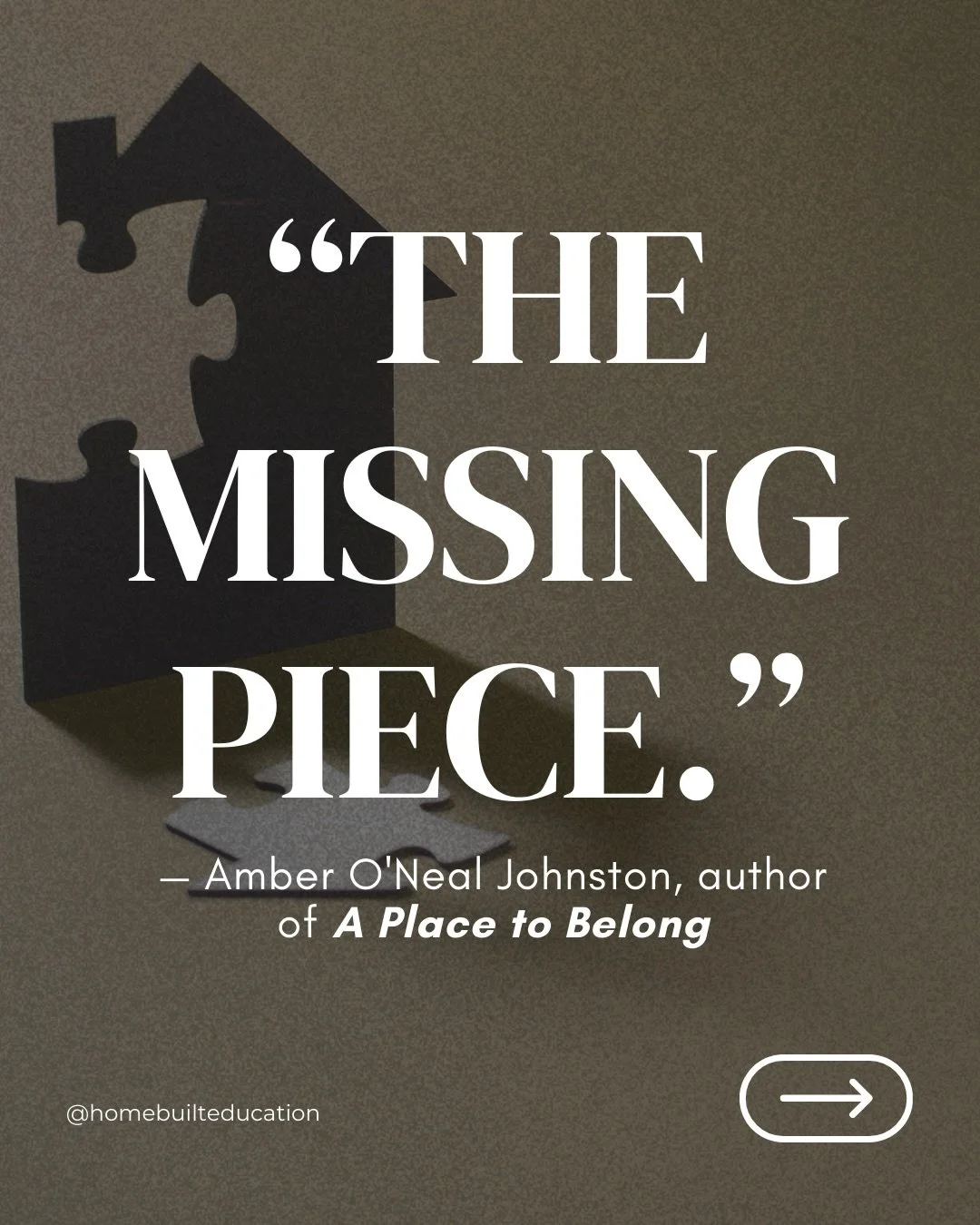 When Amber O&rsquo;Neal Johnston calls something &ldquo;the missing piece&rdquo; &mdash; you listen.

@heritagemomblog is one of the most respected voices in culturally responsive homeschooling. Her work has helped thousands of families build educati