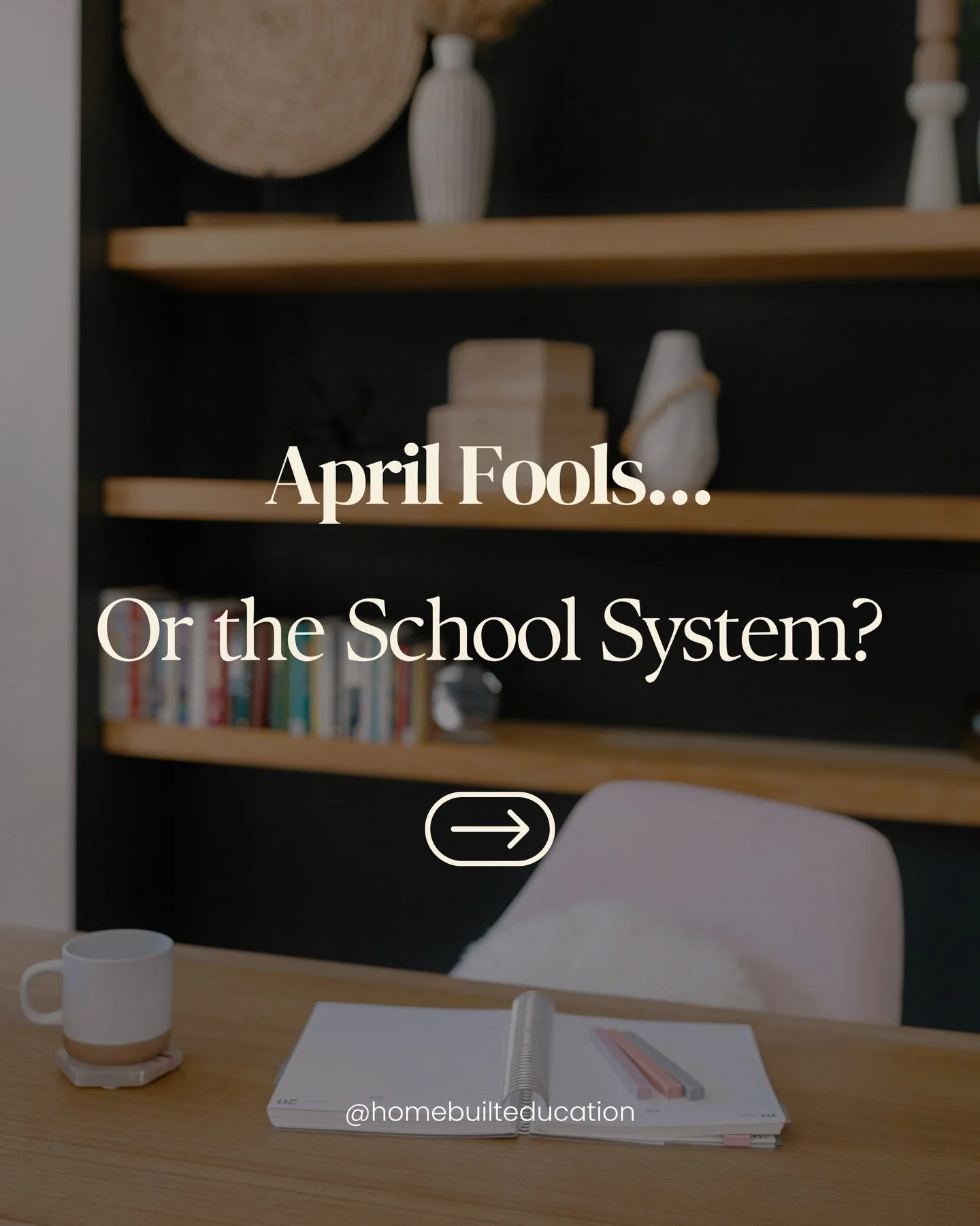 April Fools. Except&hellip; it&rsquo;s not. 

We normalized asking permission to meet basic needs. 
We normalized sitting for hours. 
We normalized learning disconnected from real life. 
And then we told parents it was the only way. 

At some point, 