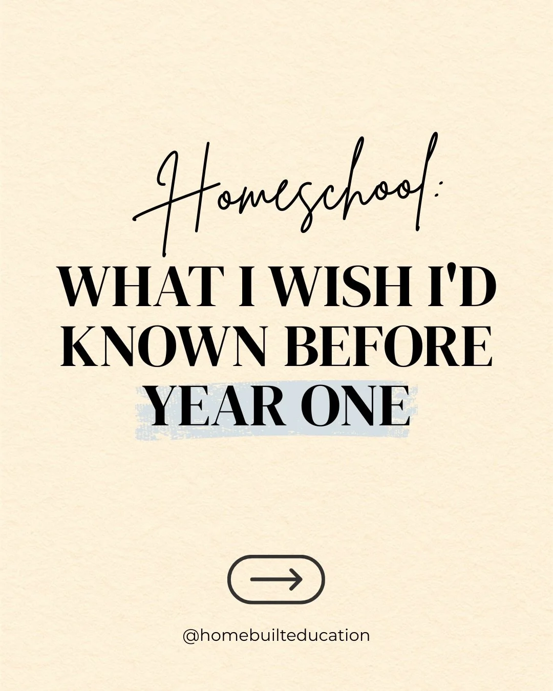 Five things I wish someone had sat me down and told me before I started this journey. ⬆️ 

Not the curriculum recommendations. Not the co-op suggestions. These five things &mdash; the ones nobody puts in the getting-started guides because they sound 