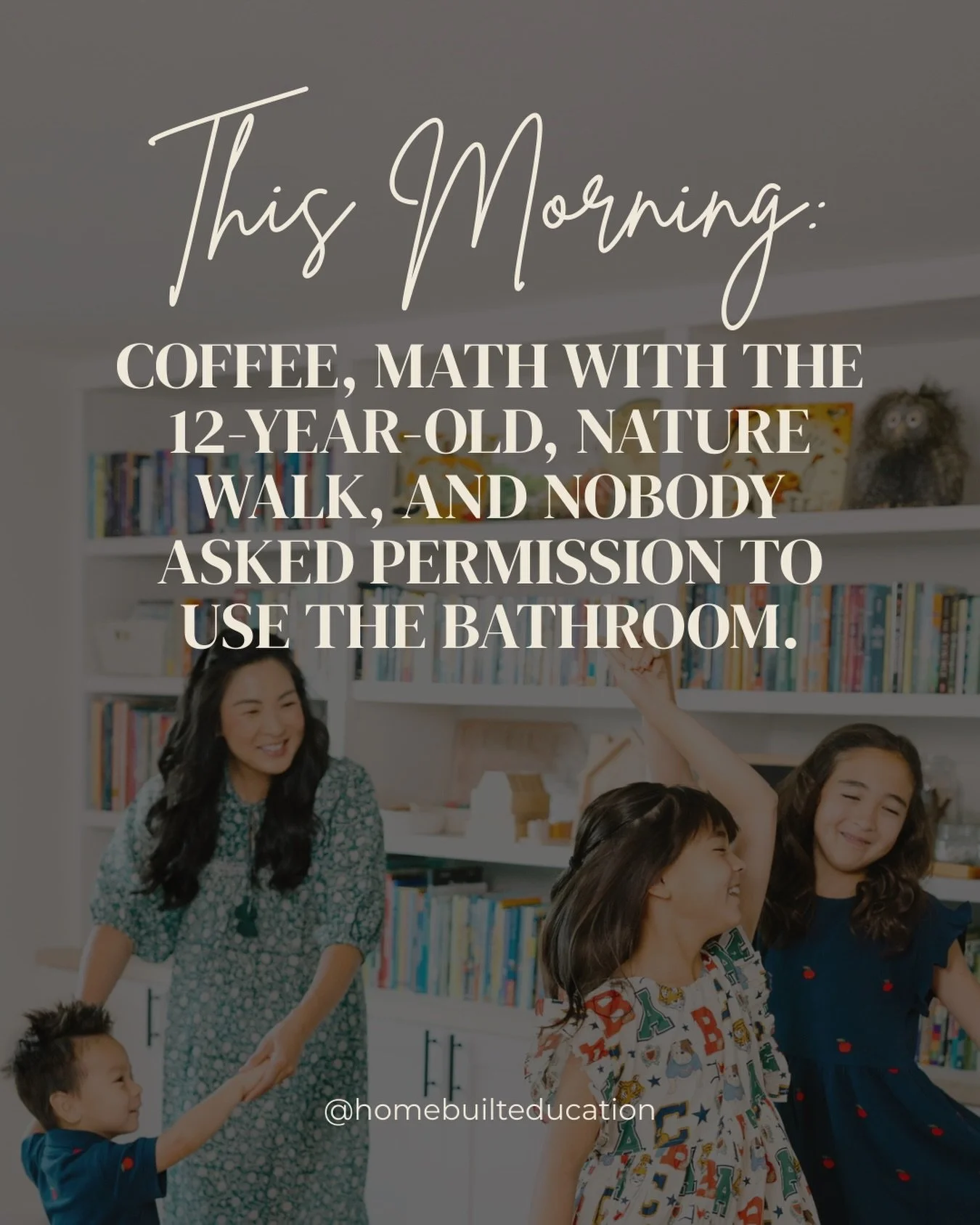 That&rsquo;s it. That was the morning. No bells. No transitions. No one sitting in a hallway waiting for their turn.

Just a slow start, a few focused hours, and an afternoon that belongs entirely to them.

Some days are more structured. Some days lo