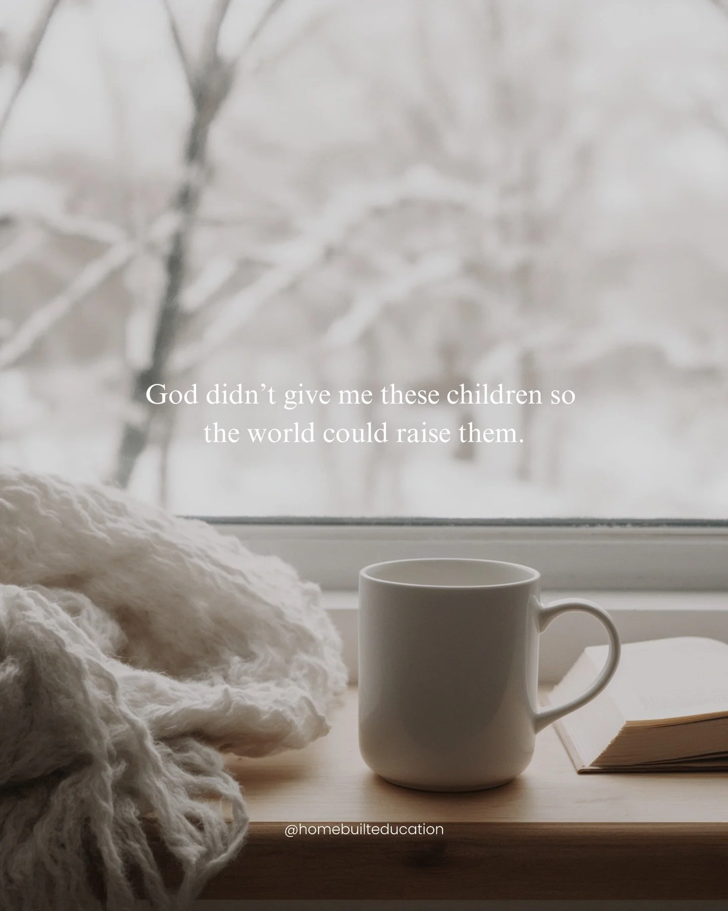 Not &ldquo;sheltering&rdquo;&hellip; shepherding. 💛
.
.
.
#motherhood #motherhoodquotes #sunday