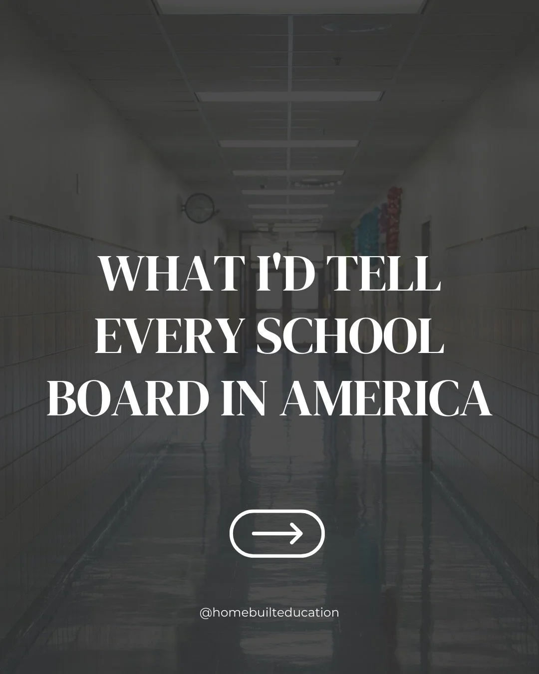 If I could sit in front of every school board in the country, this is what I&rsquo;d say.

The kids aren&rsquo;t failing &mdash; the model is. Compliance isn&rsquo;t learning. You&rsquo;re losing your best families. And parents are not the enemy.

I 