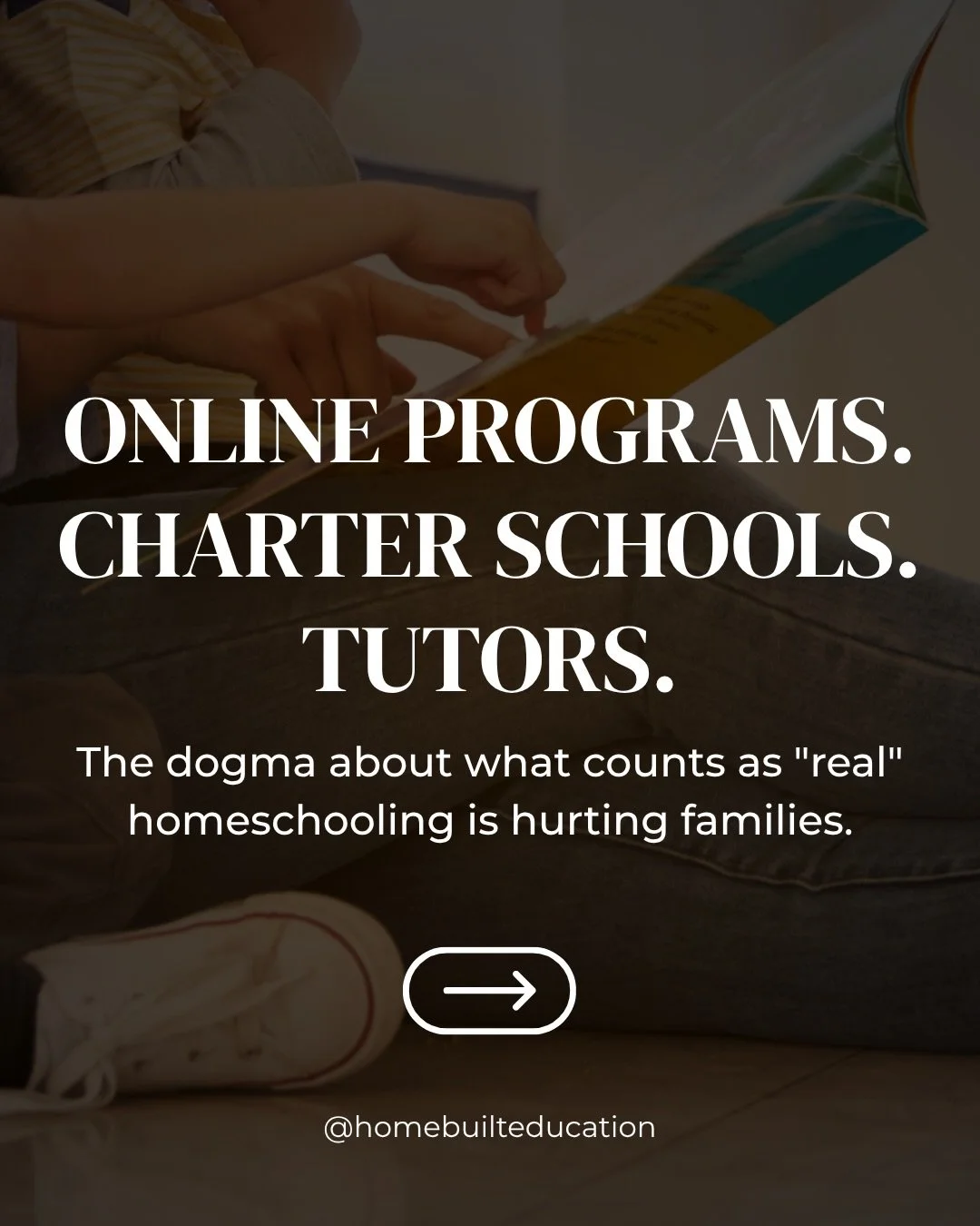 I&rsquo;m going to push back on something in my own community, because the gatekeeping is costing us families. 😐

The idea that &ldquo;real&rdquo; homeschooling means teaching every subject yourself, building every lesson from scratch, refusing ever