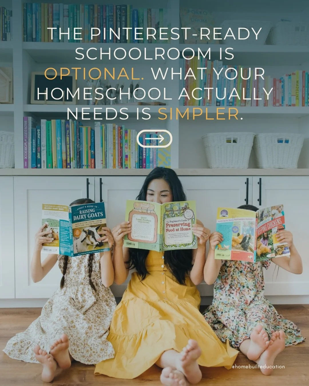 If your feed looks anything like mine in August, the schoolroom tours have arrived, and somewhere a brand-new homeschool mom is looking at her kitchen table and wondering if she&rsquo;s already behind. 

📣 You are not behind. 

A converted dining ro