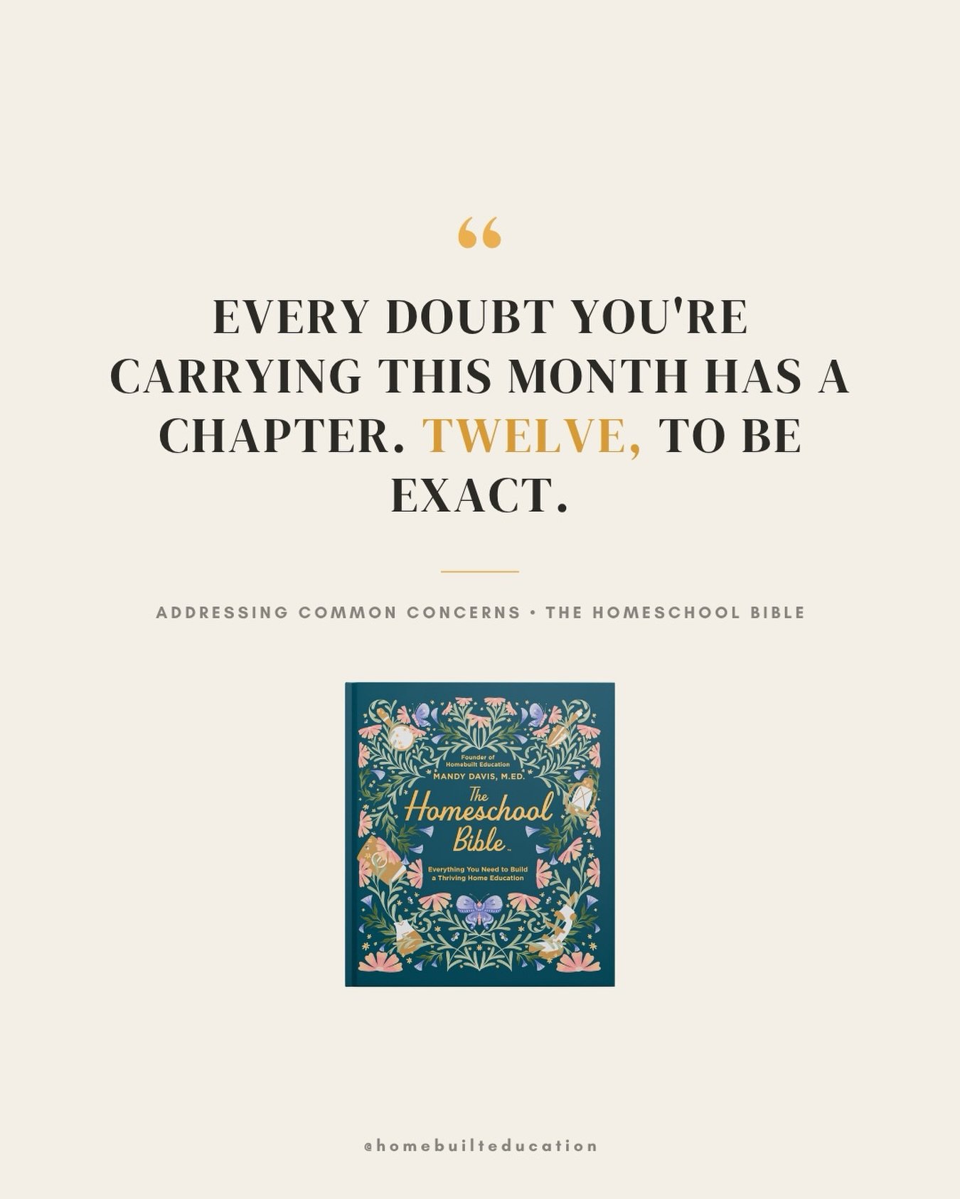 A few weeks into the school year is when the doubts like to visit. 

Am I doing enough? 

Are they learning? 

What about the subjects I can&rsquo;t teach? 

I wrote chapter twelve, Addressing Common Concerns, for exactly this stretch of the calendar