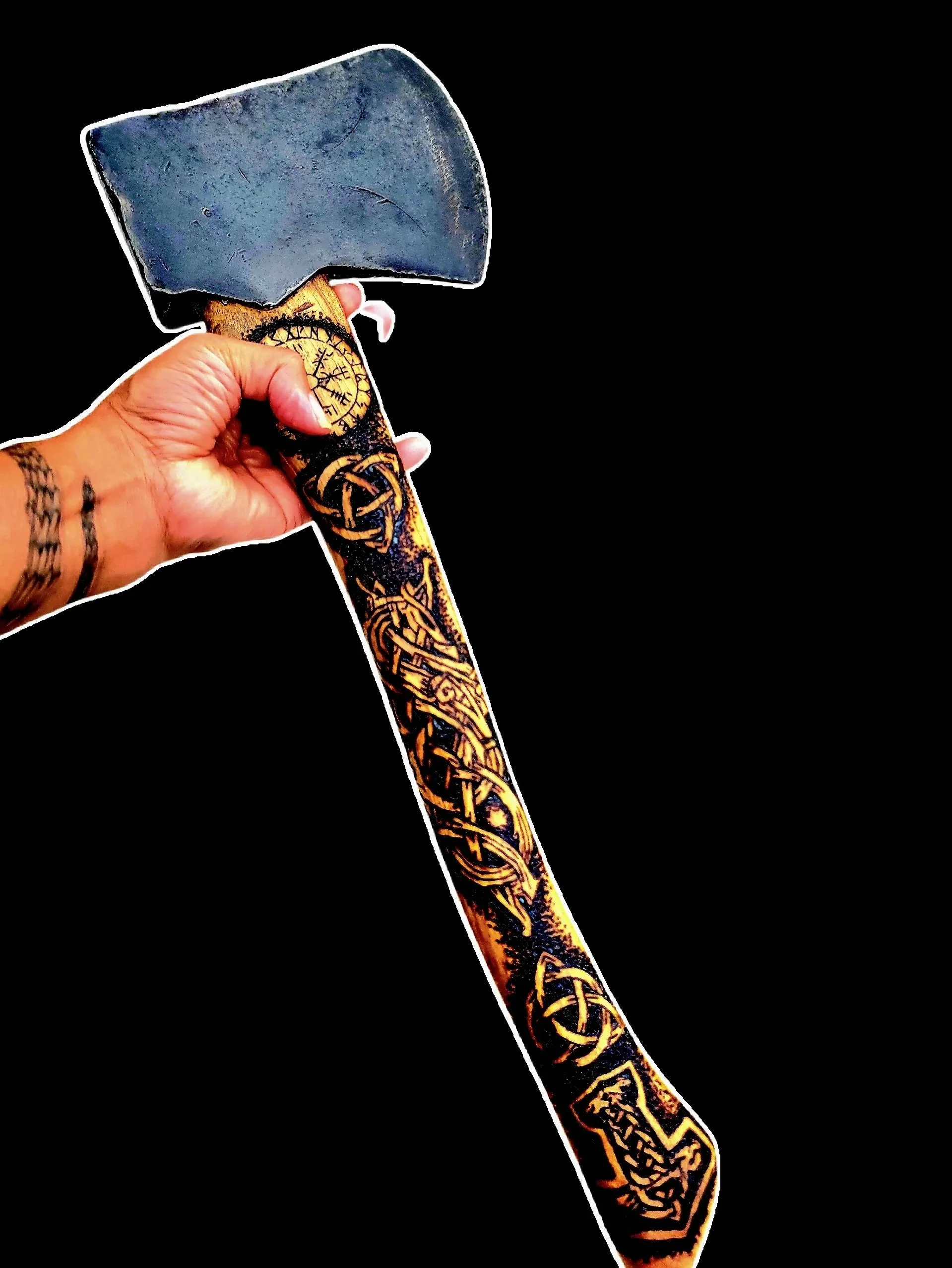 Pre-Christian Europeon influenced axe.
