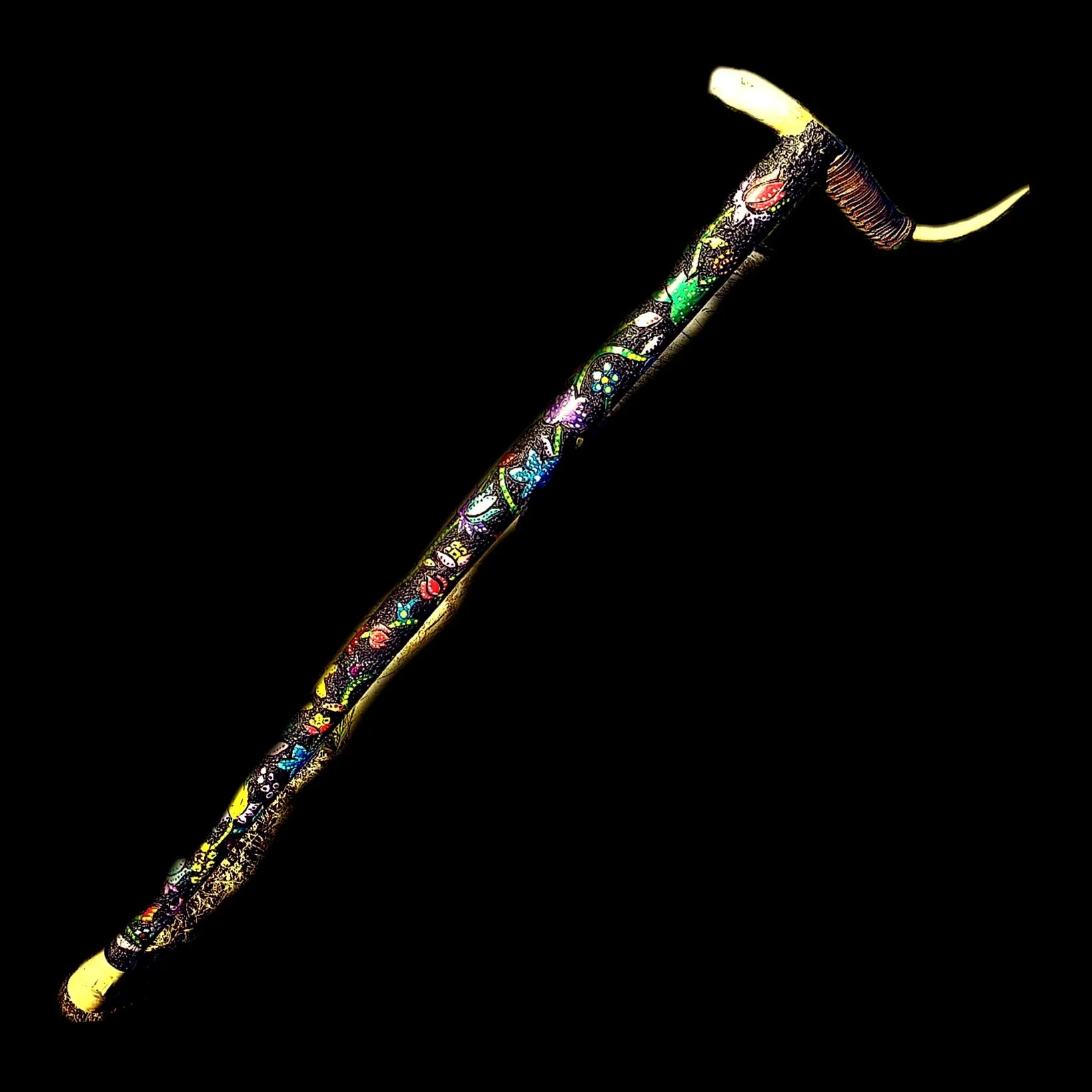 Ojibwa Elder Eagle Clan Walking Stick