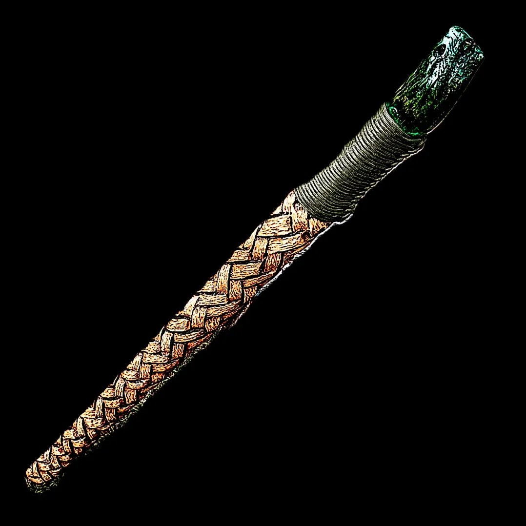 Turtle Clan Elder's Effigy Walking Stick 
