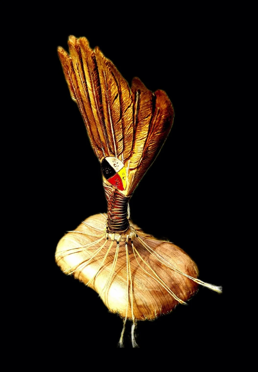 Bison Scapula Bone Smudge Fan