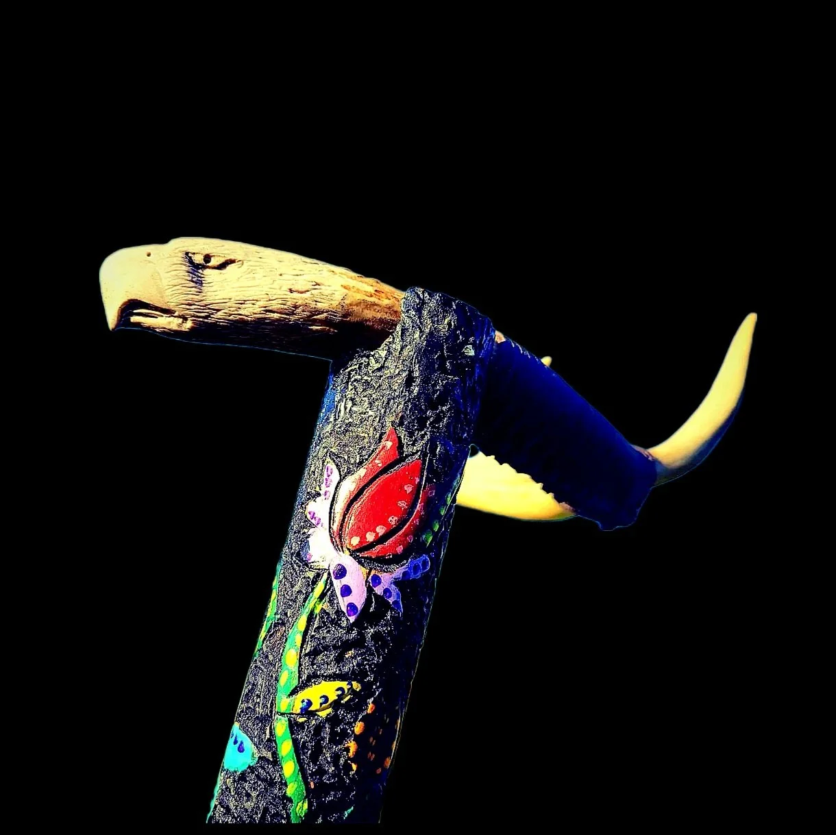 Ojibwa Elder Eagle Clan Walking Stick