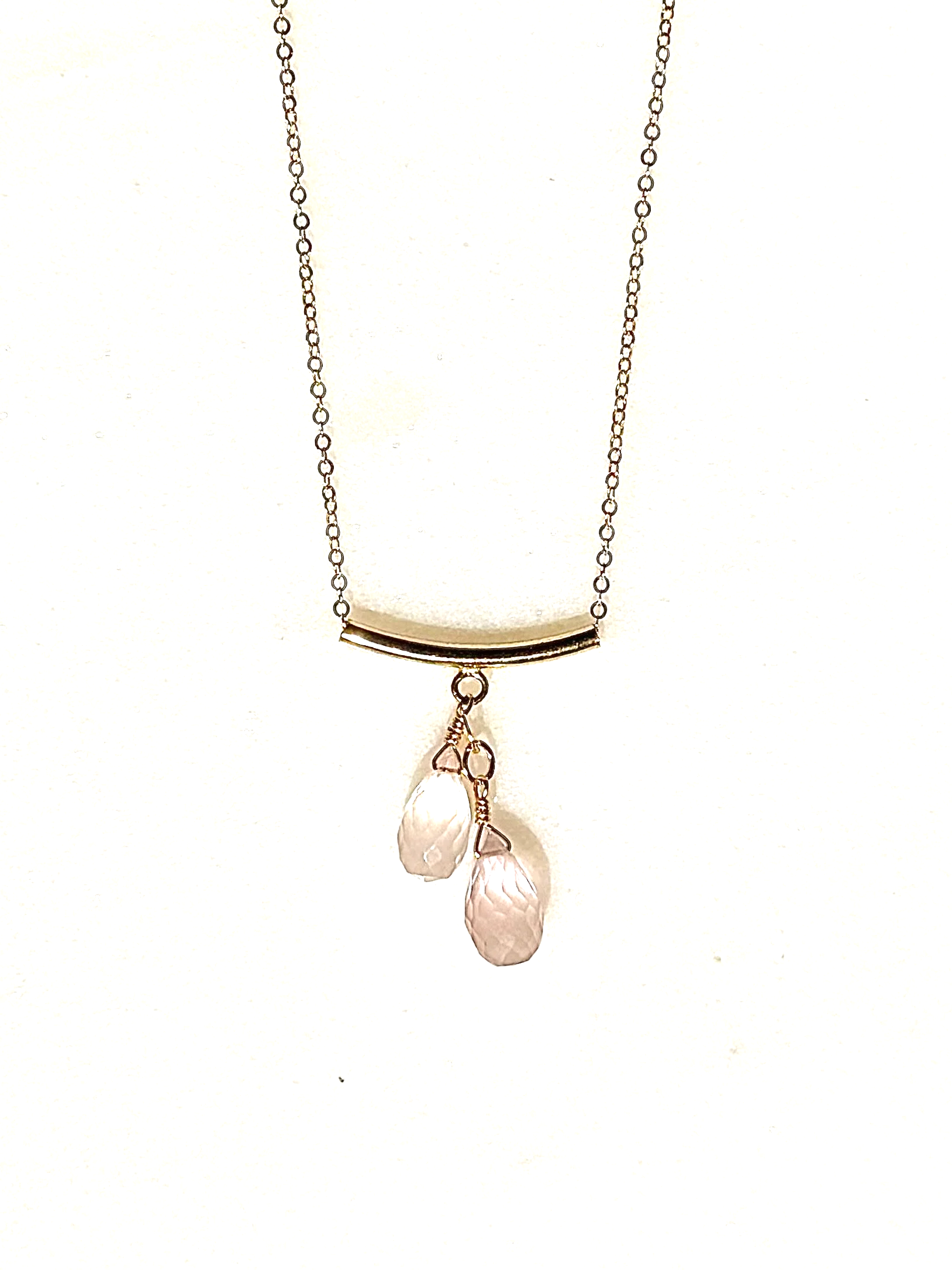 BLUSH Necklace Rose Quartz
