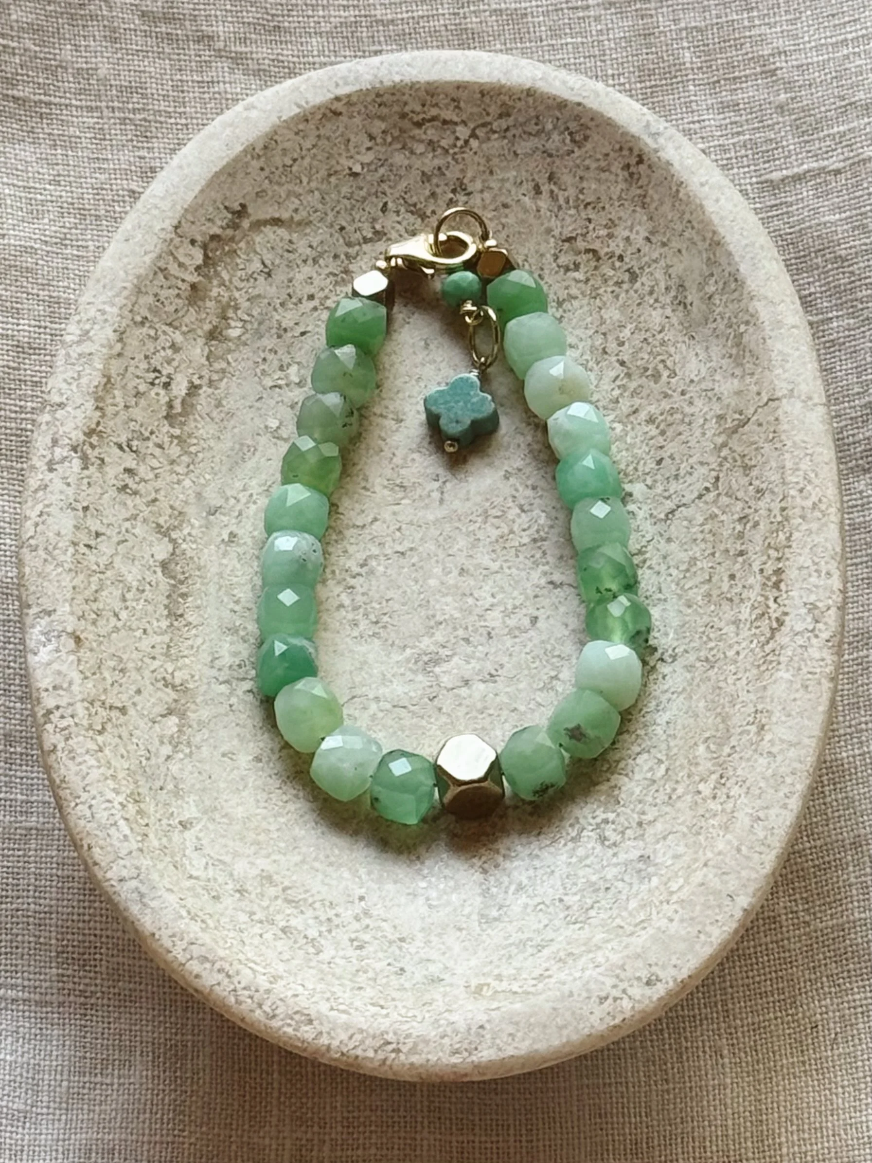 PALO VERDE Bracelet Chrysoprase