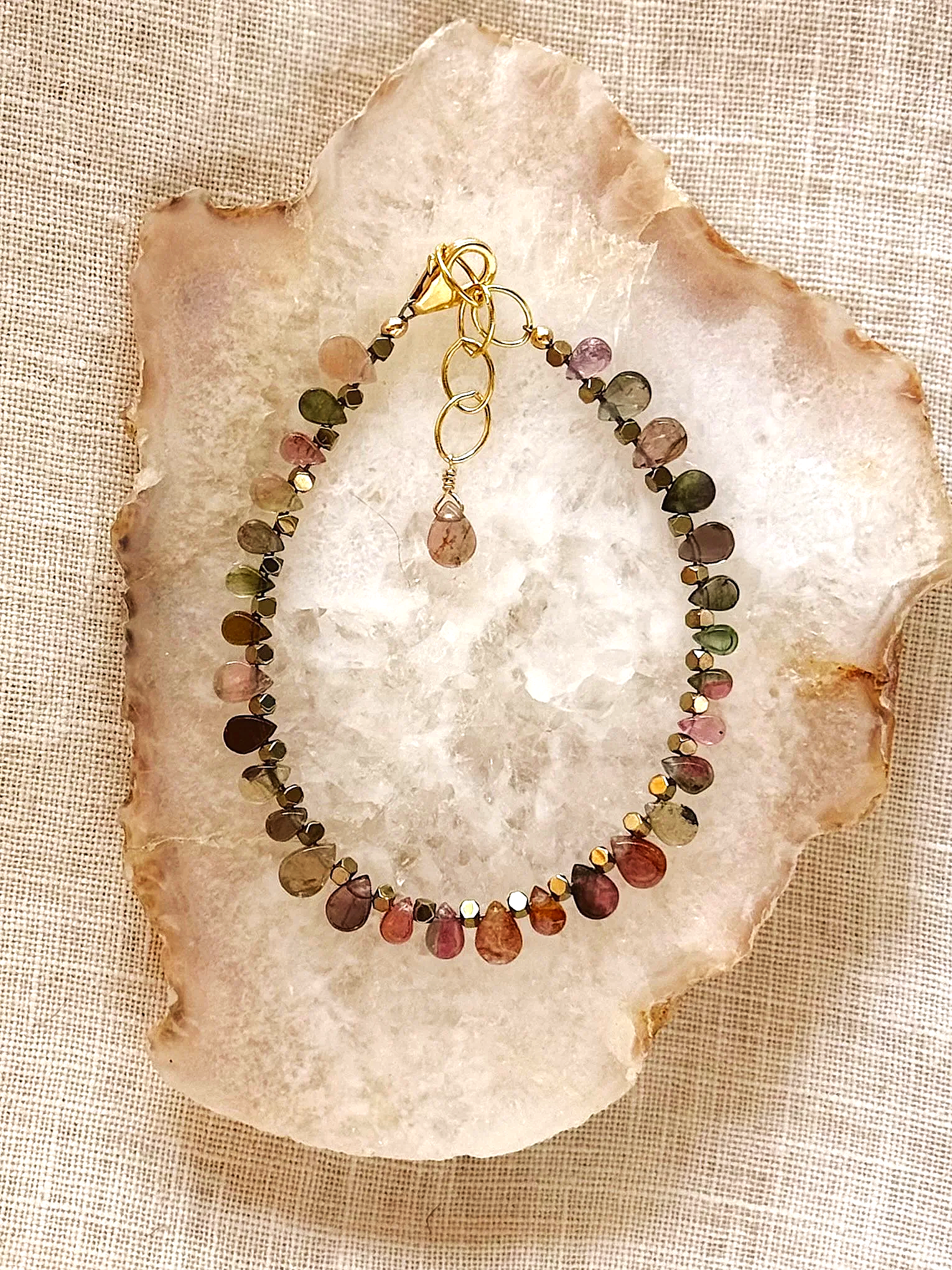 SIREN SONG Bracelet Watermelon Tourmaline