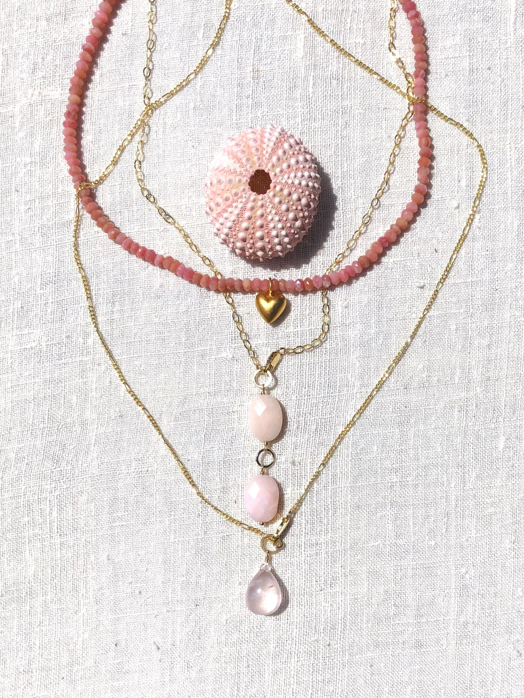 ROSE MILK Layering Set Pink Opal + Rose Quartz