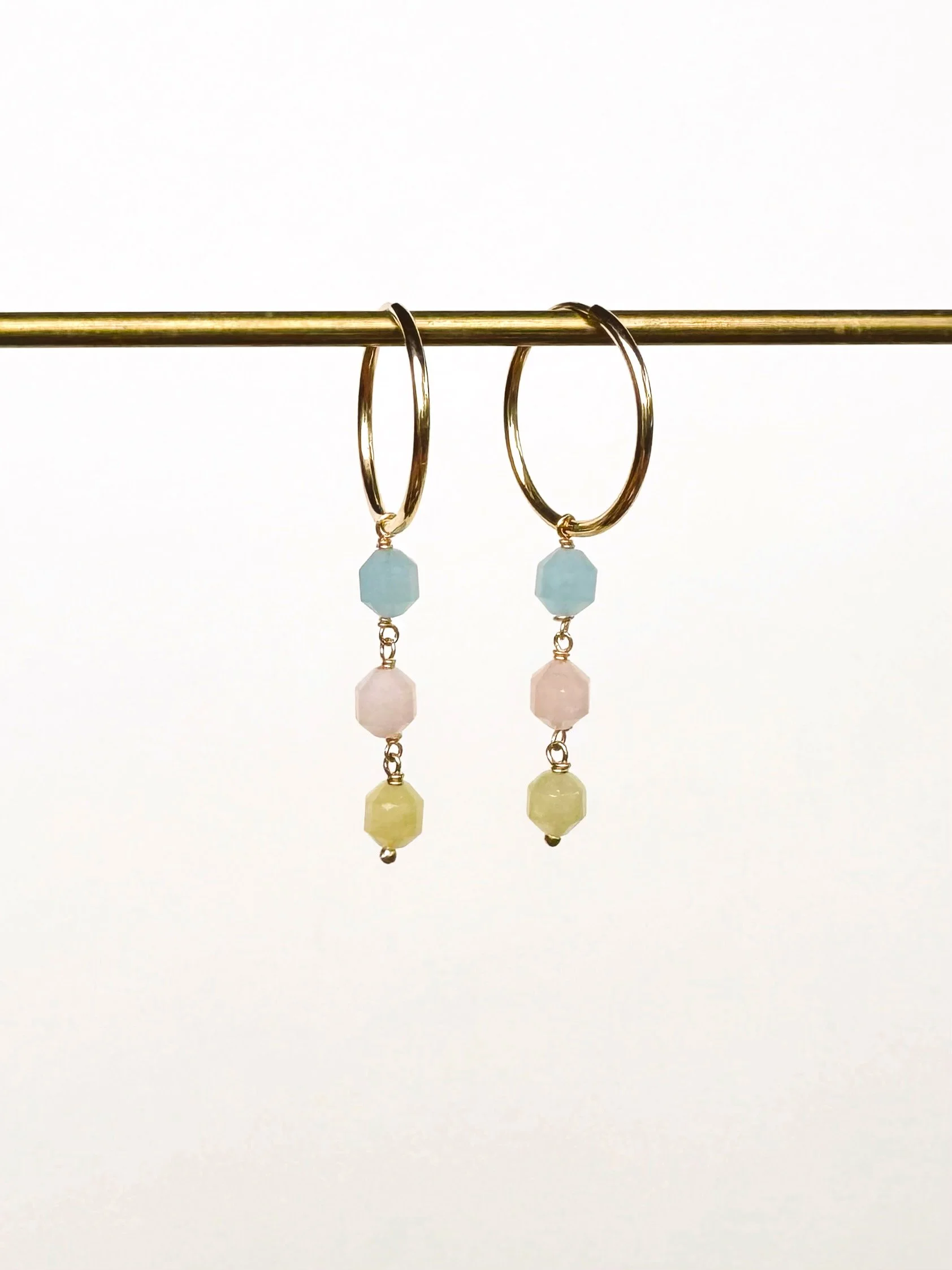 SEA WATER Earrings Aquamarine