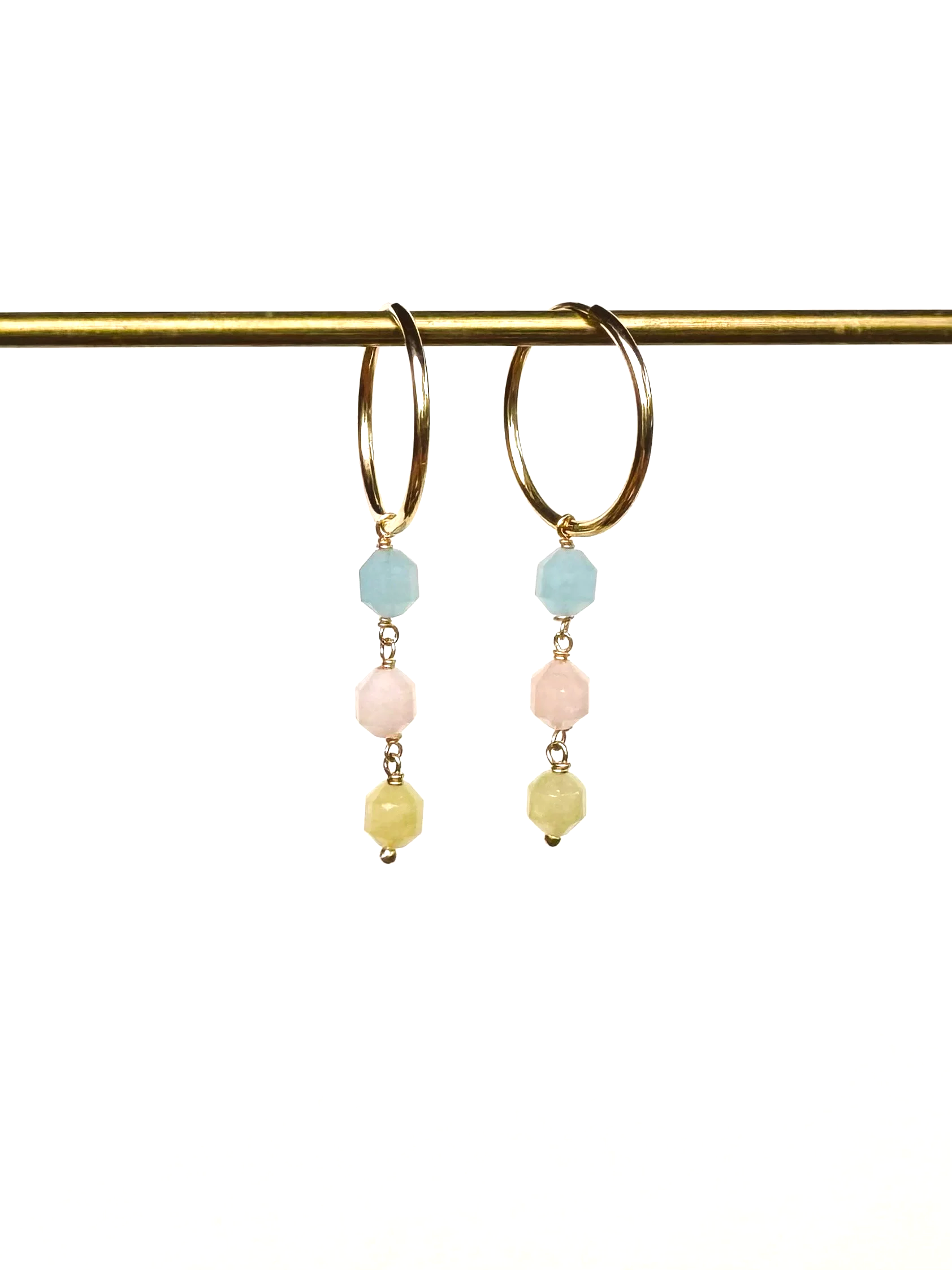 SEA WATER Earrings Aquamarine