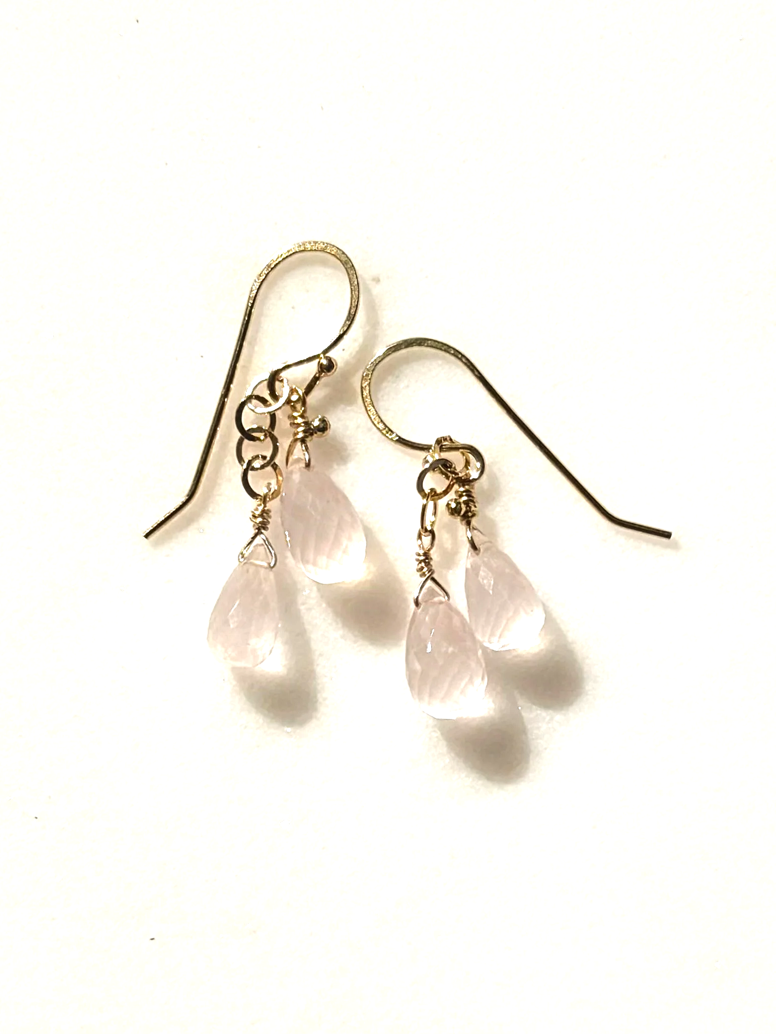 BLUSH Earrings Rose Quartz
