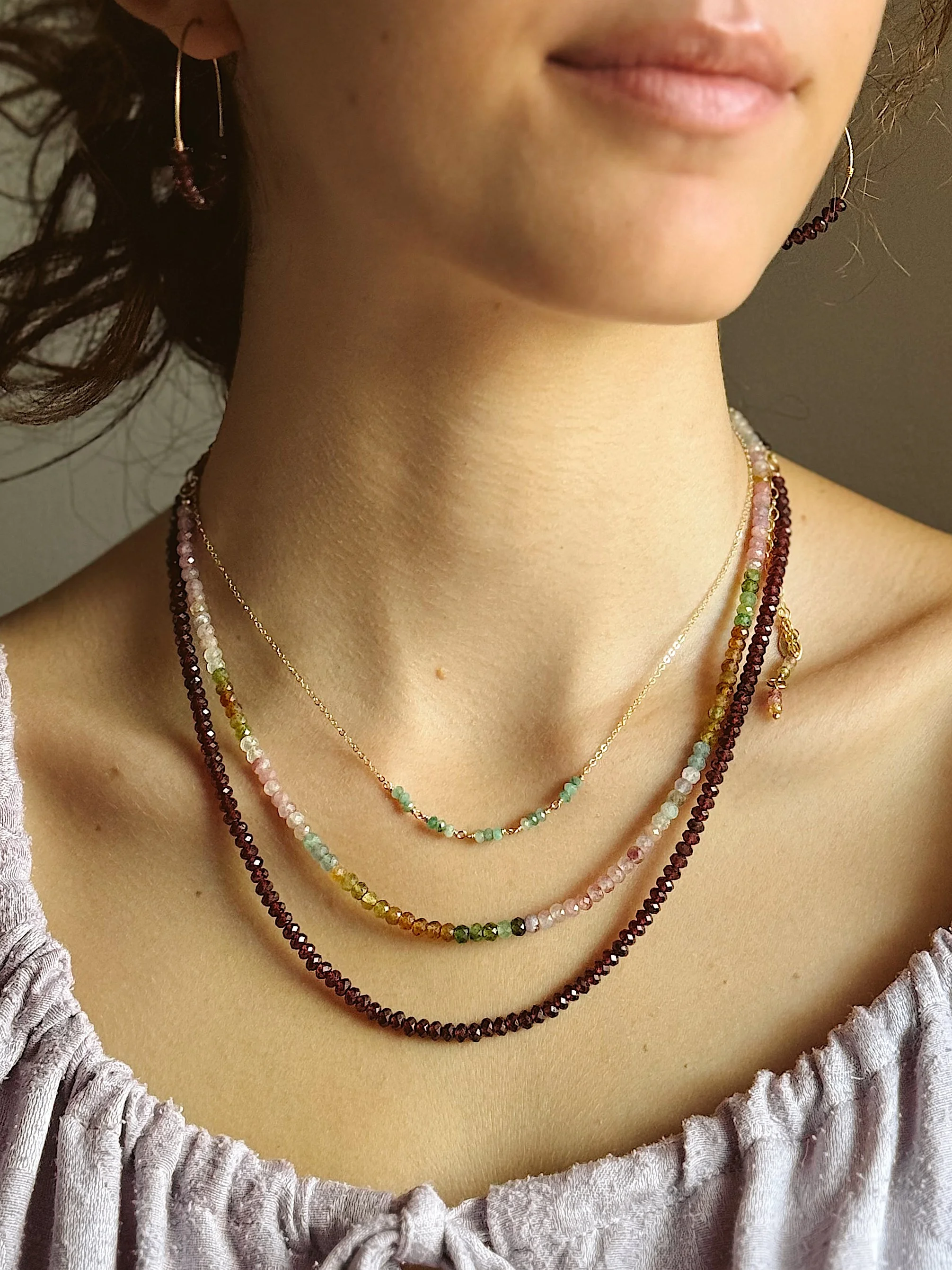 STELLAR LIBRA Necklace Tourmaline