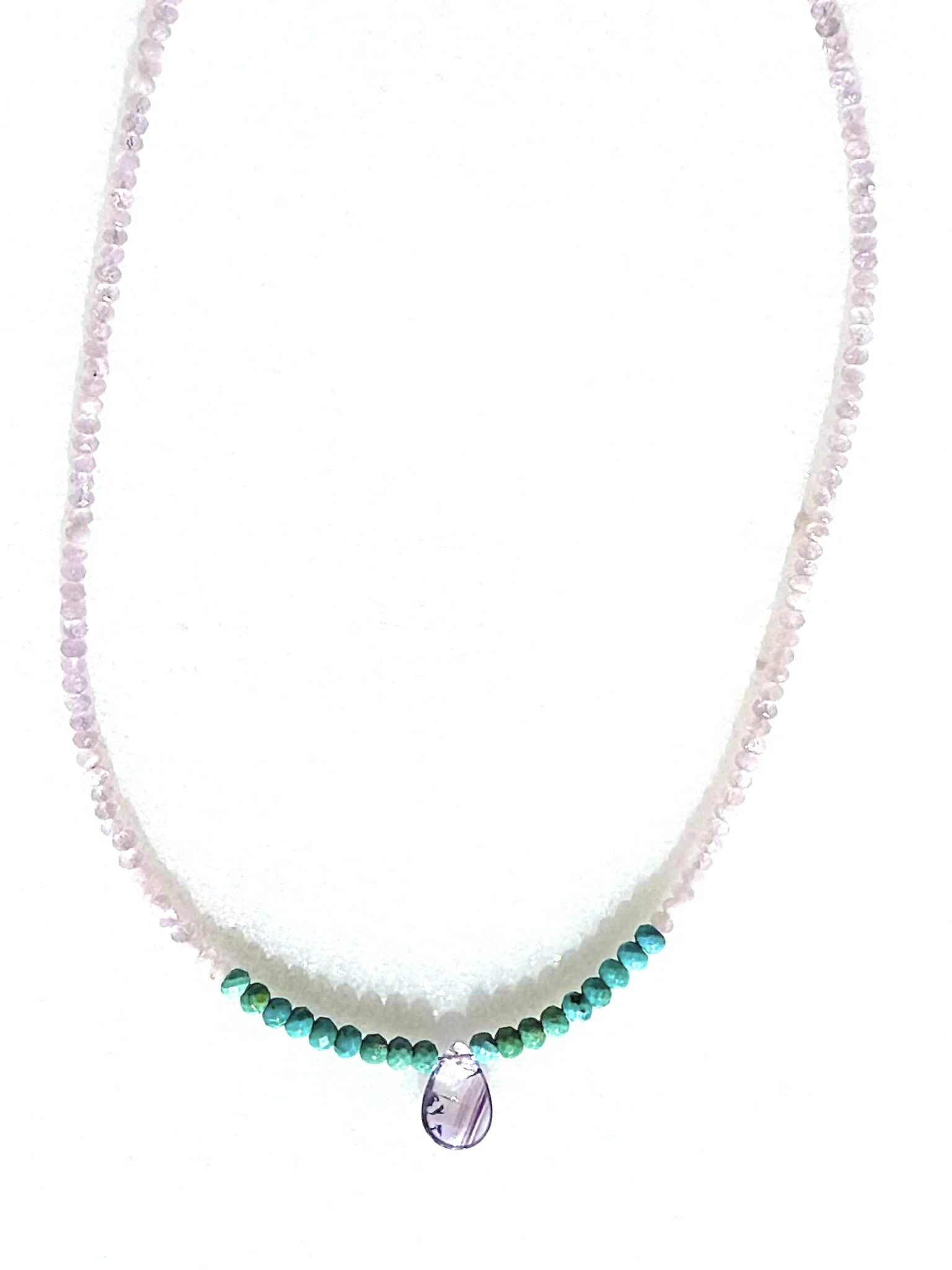 BLISS Necklace Kunzite with Amethyst