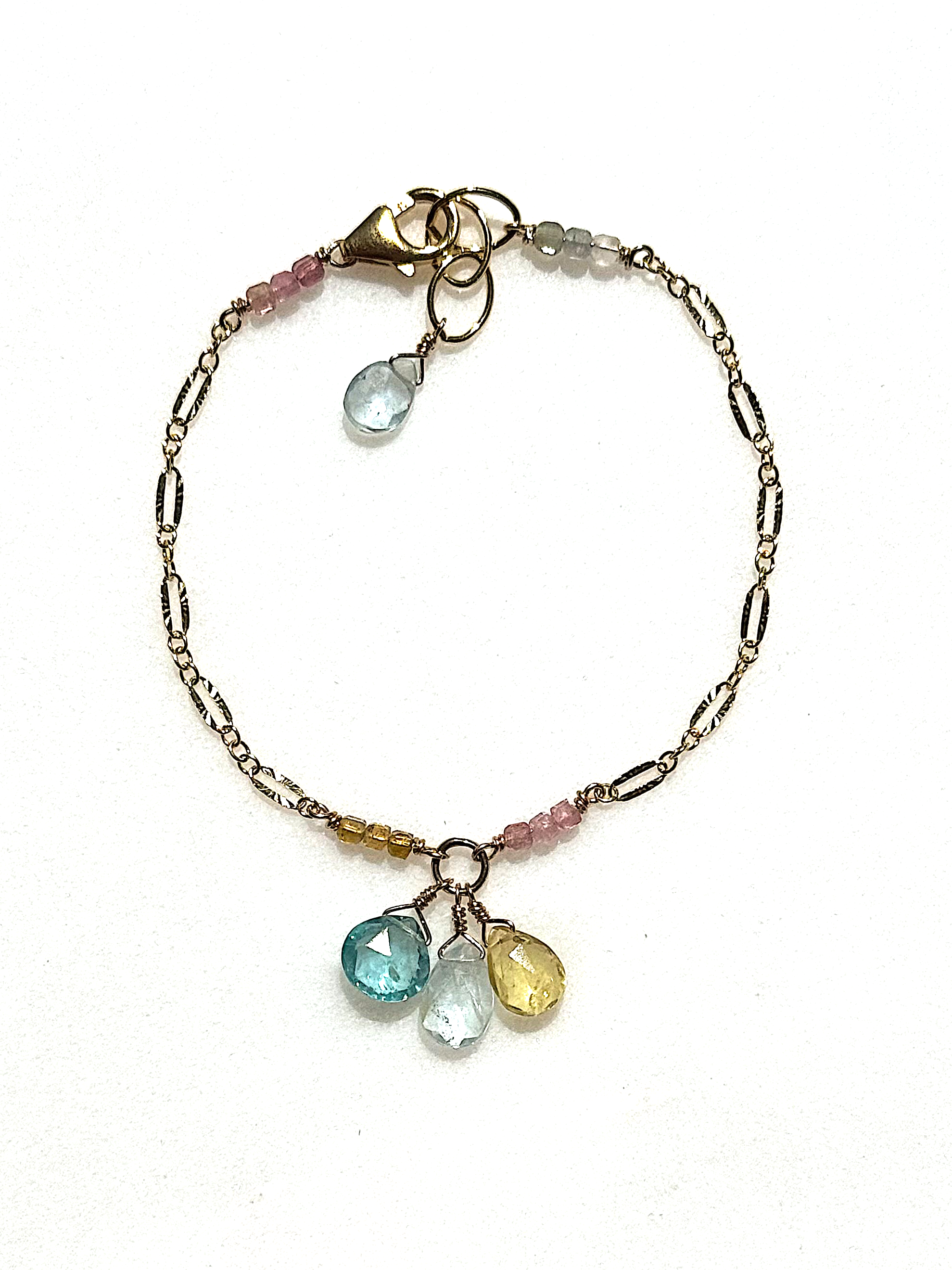 SEA DREAM Anklet Aquamarine Teardrop
