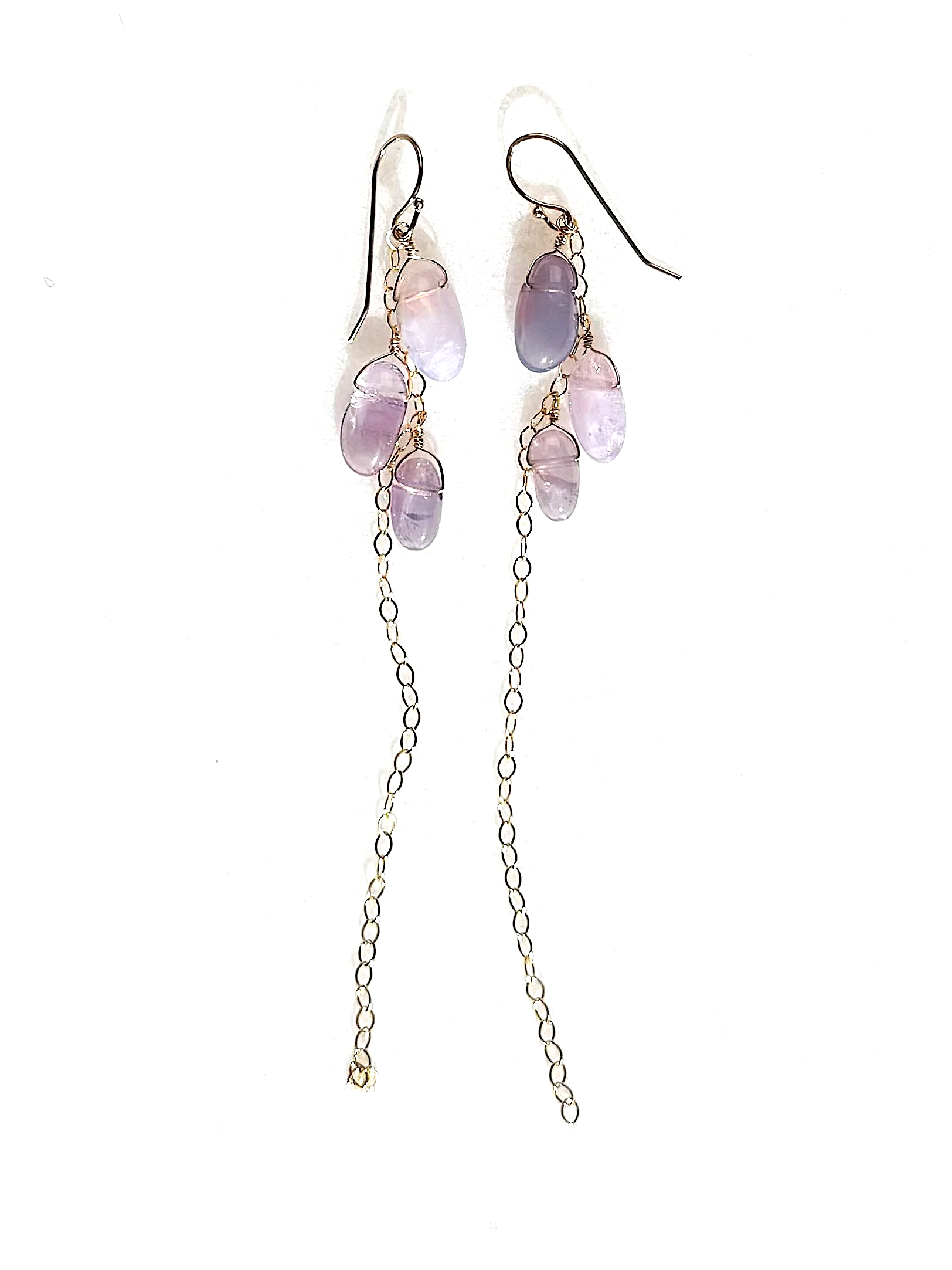 PASSION FLOWER Earrings Chacedony