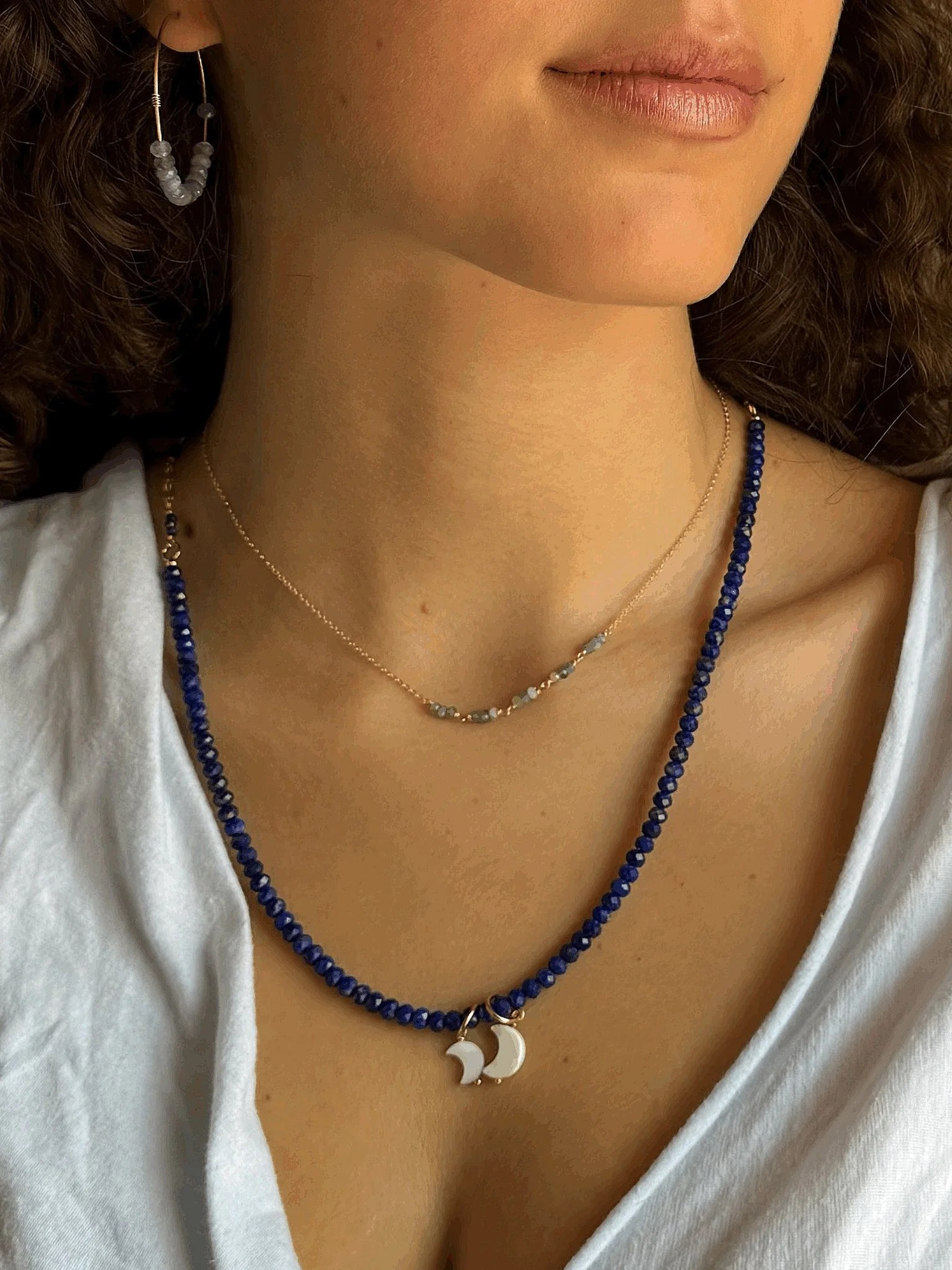 STELLAR VIRGO Necklace Lapis Lazuli