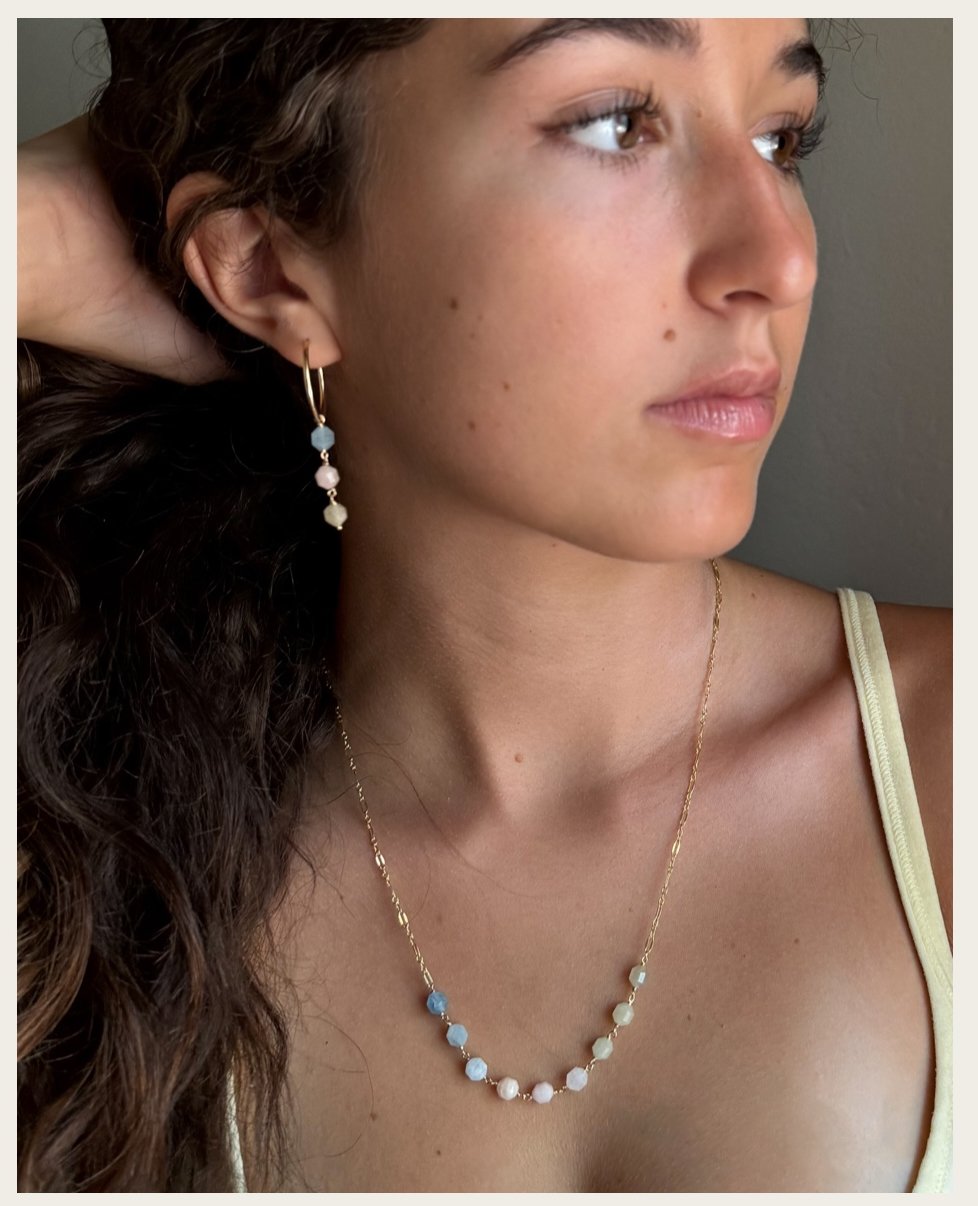 SEA WATER Necklace Aquamarine