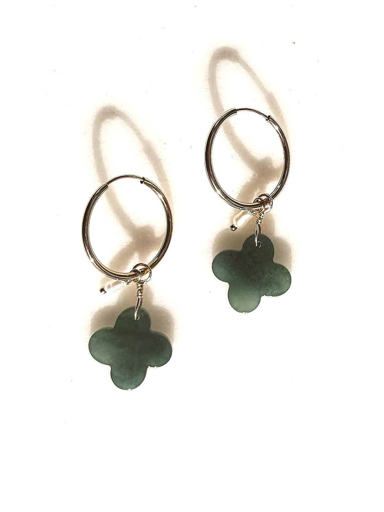 FERN Earrings Guatemalan Jade 