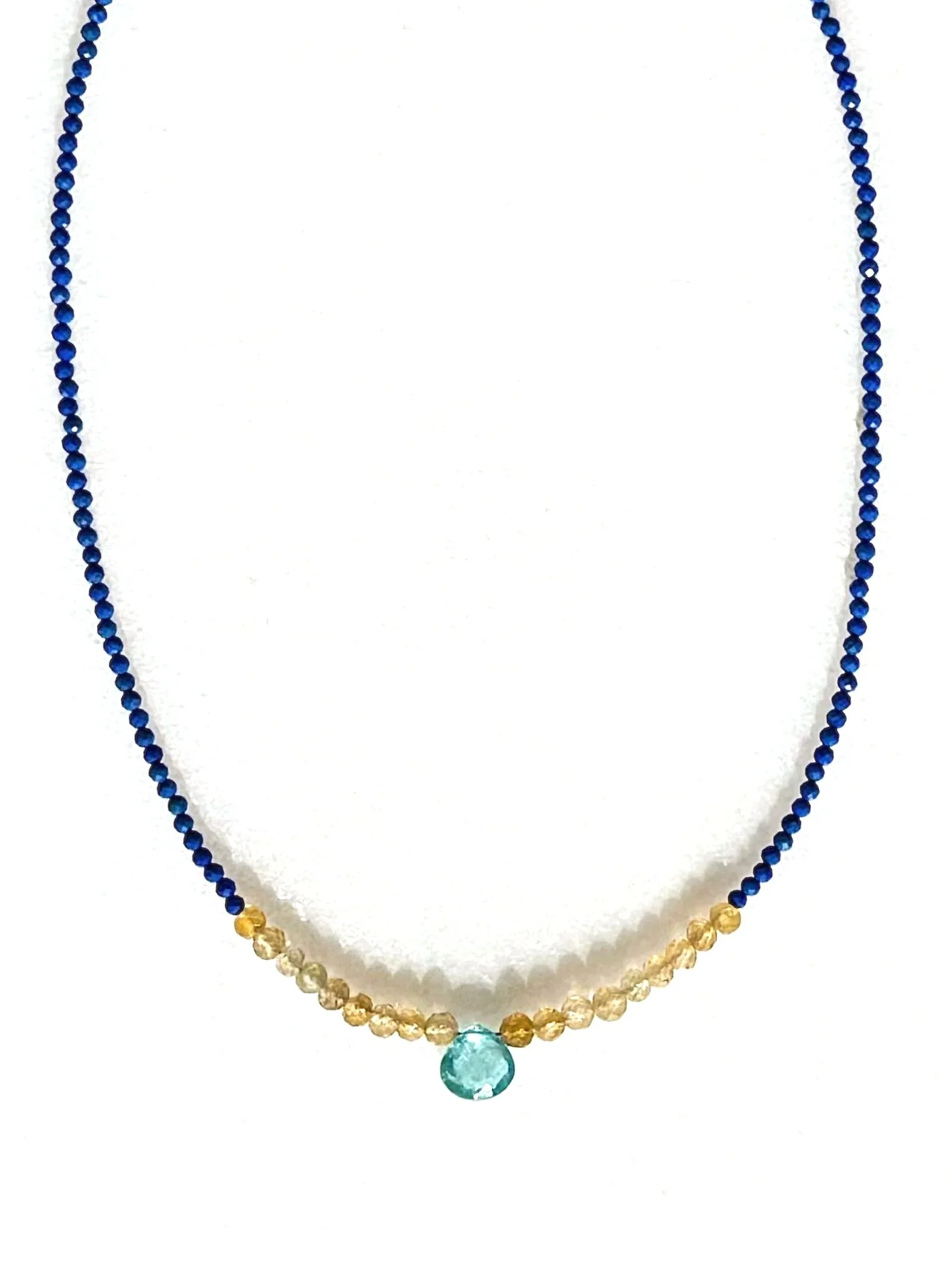 BLISS Necklace Lapis Lazuli with Apatite