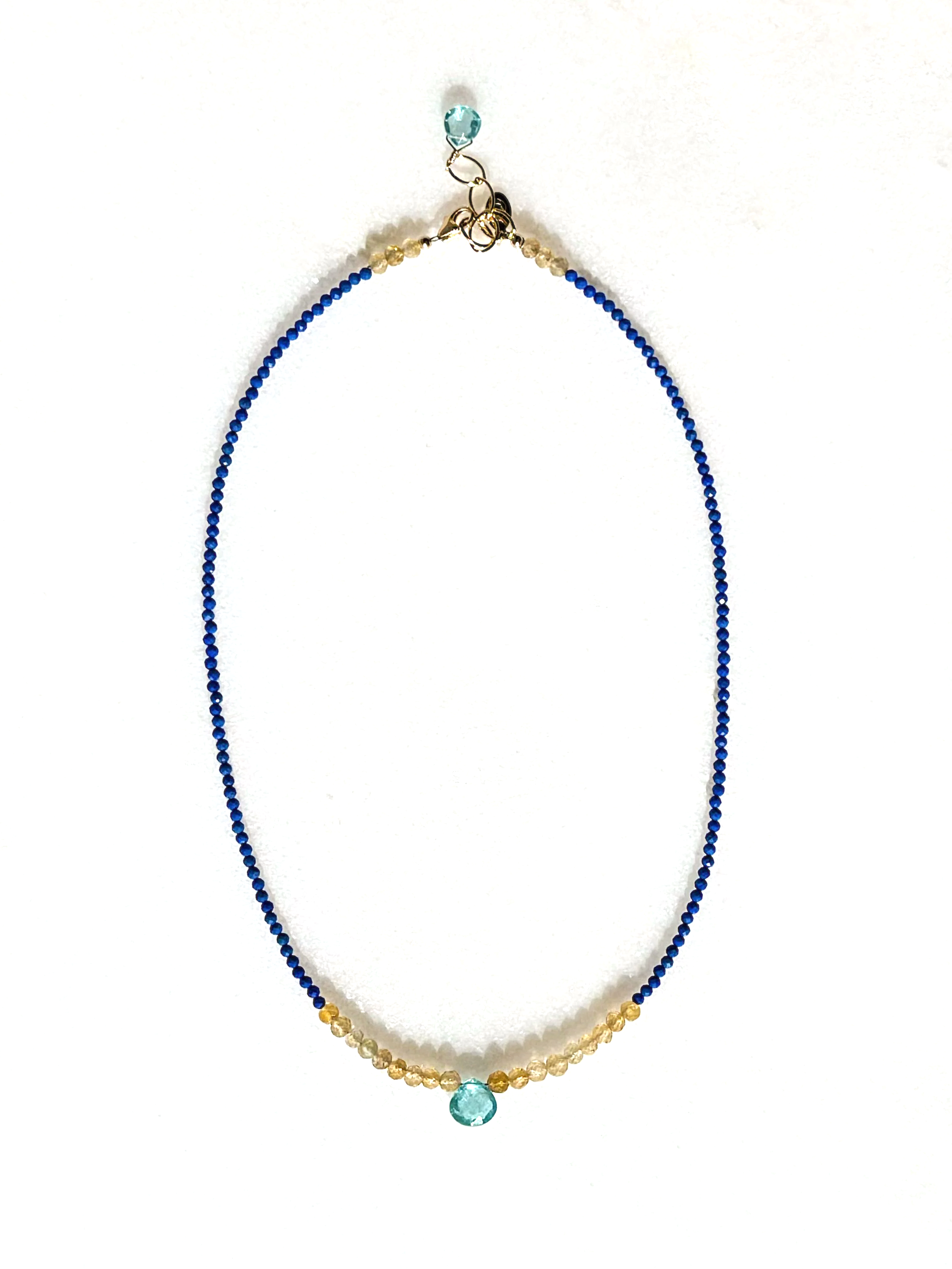 BLISS Necklace Lapis Lazuli with Apatite