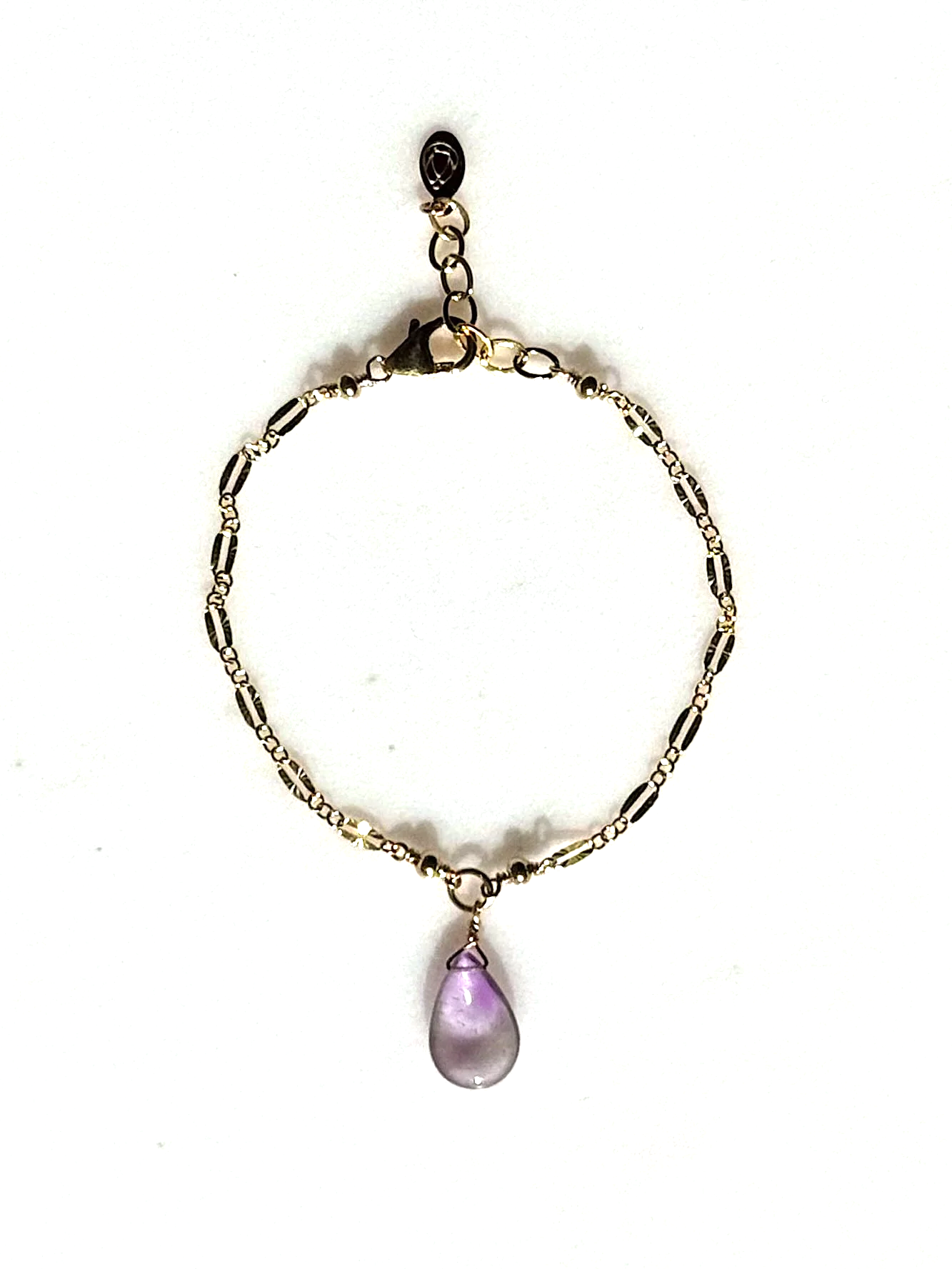 SUNSET Bubble Bracelet Amethyst GROUNDING