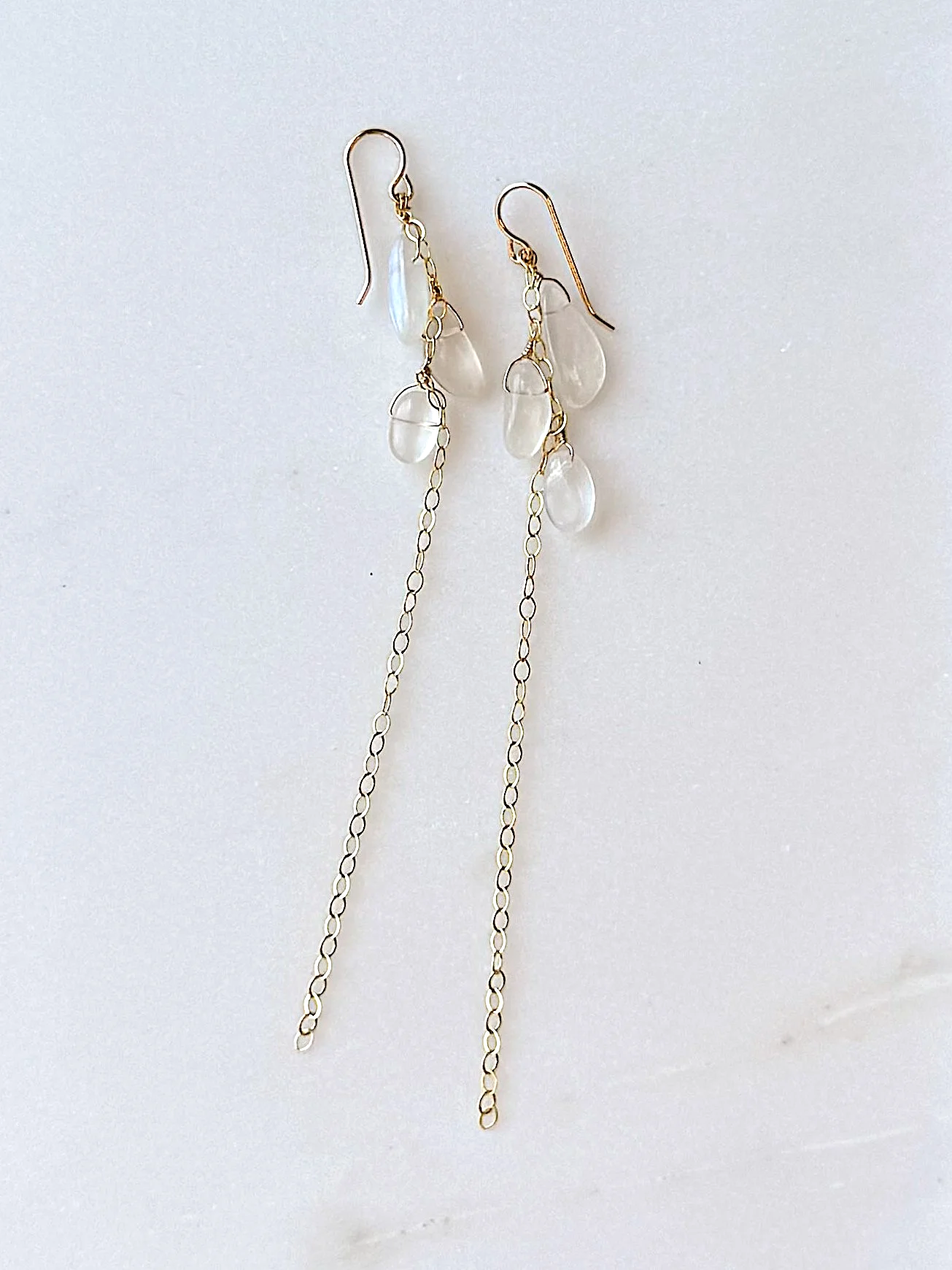 DEW Earrings Moonstone