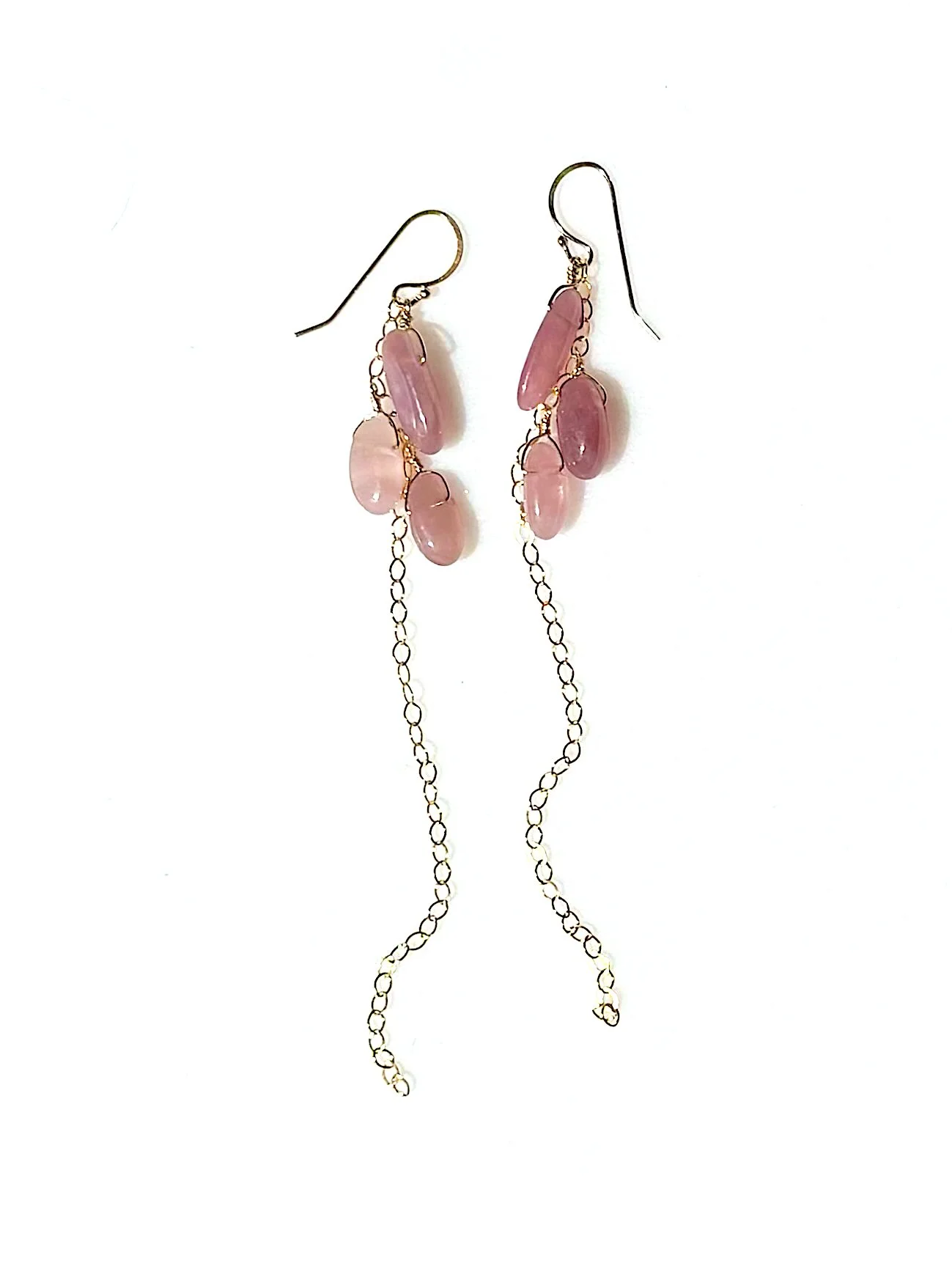 GUAVA Earrings Madagascar Rose Quartz
