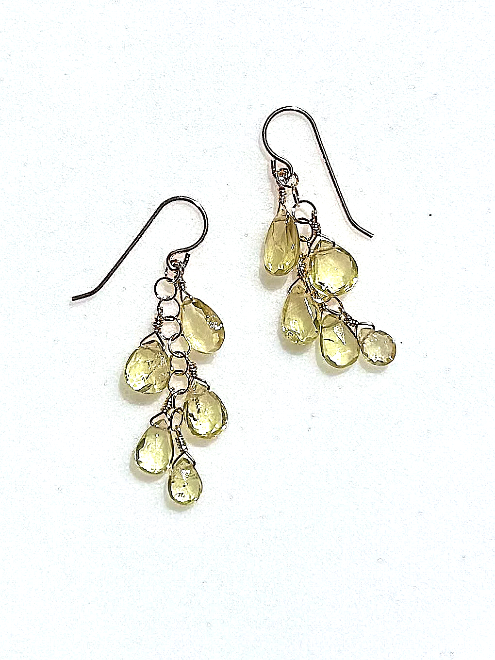 SHIMMER Earrings Yellow Aquamarine