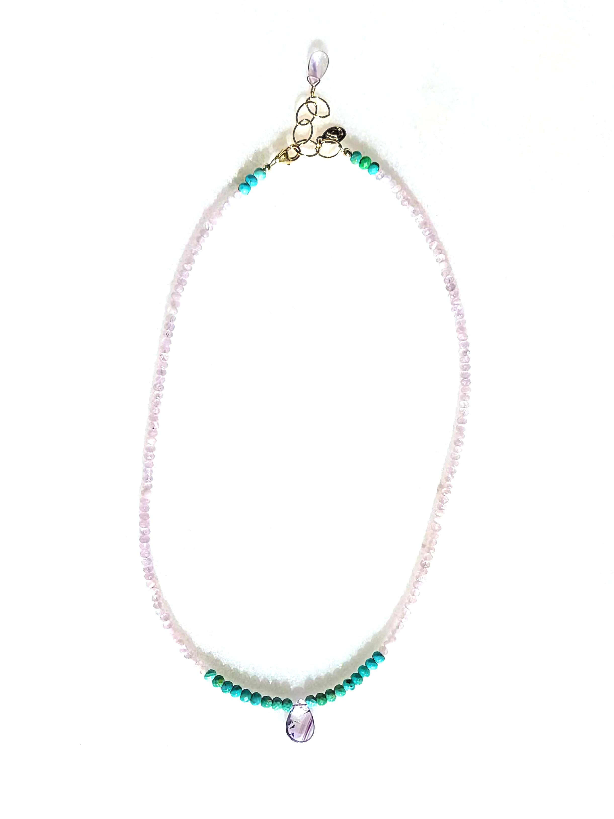BLISS Necklace Kunzite with Amethyst