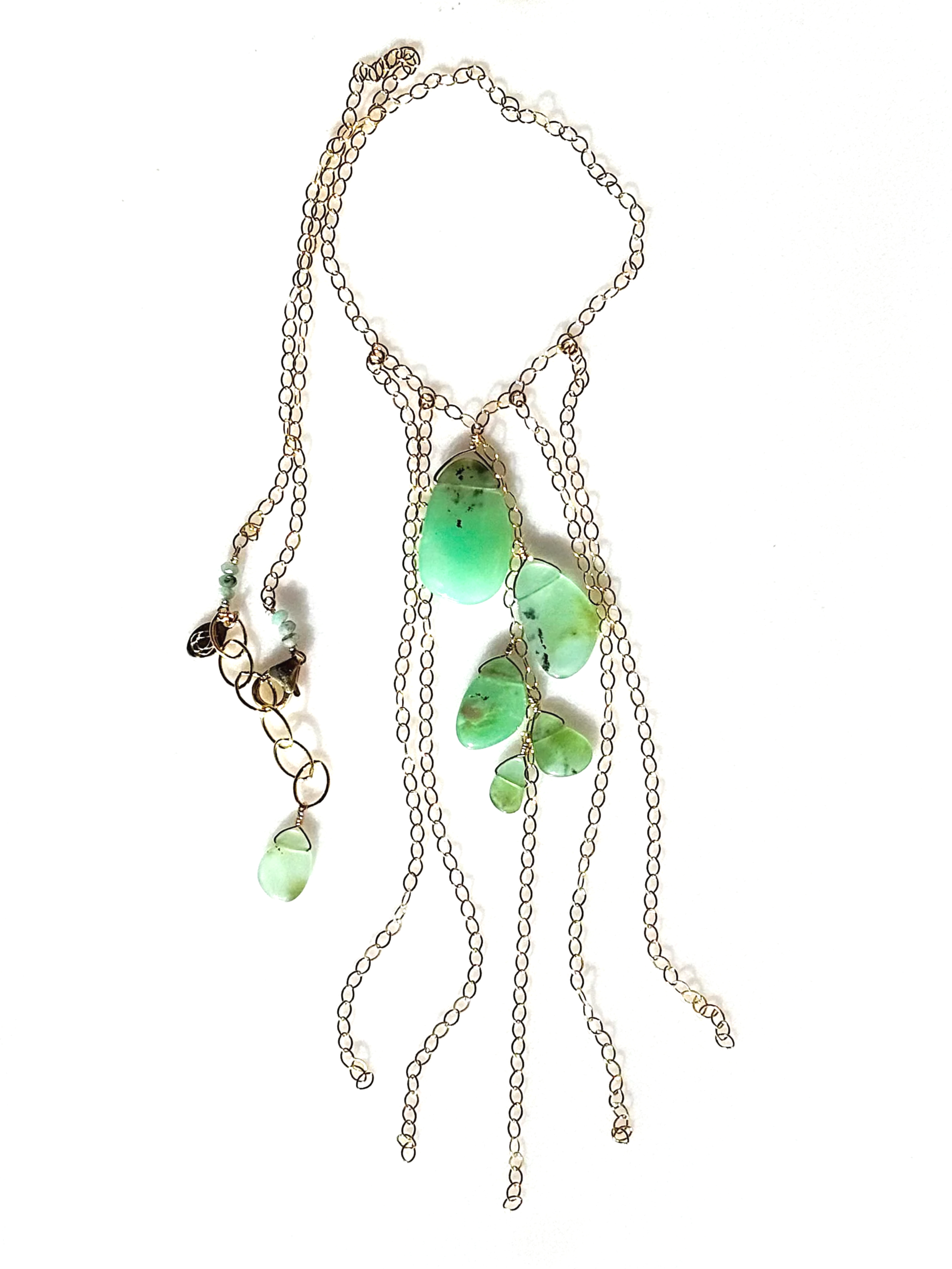 CRYSTAL SPRINGS Necklace Chrysoprase