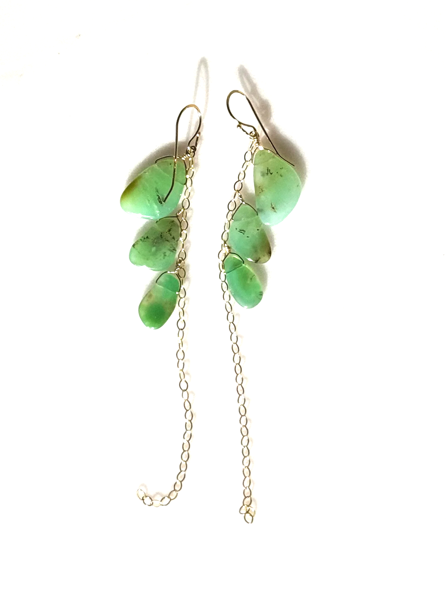 CRYSTAL SPRINGS Earrings Chrysoprase