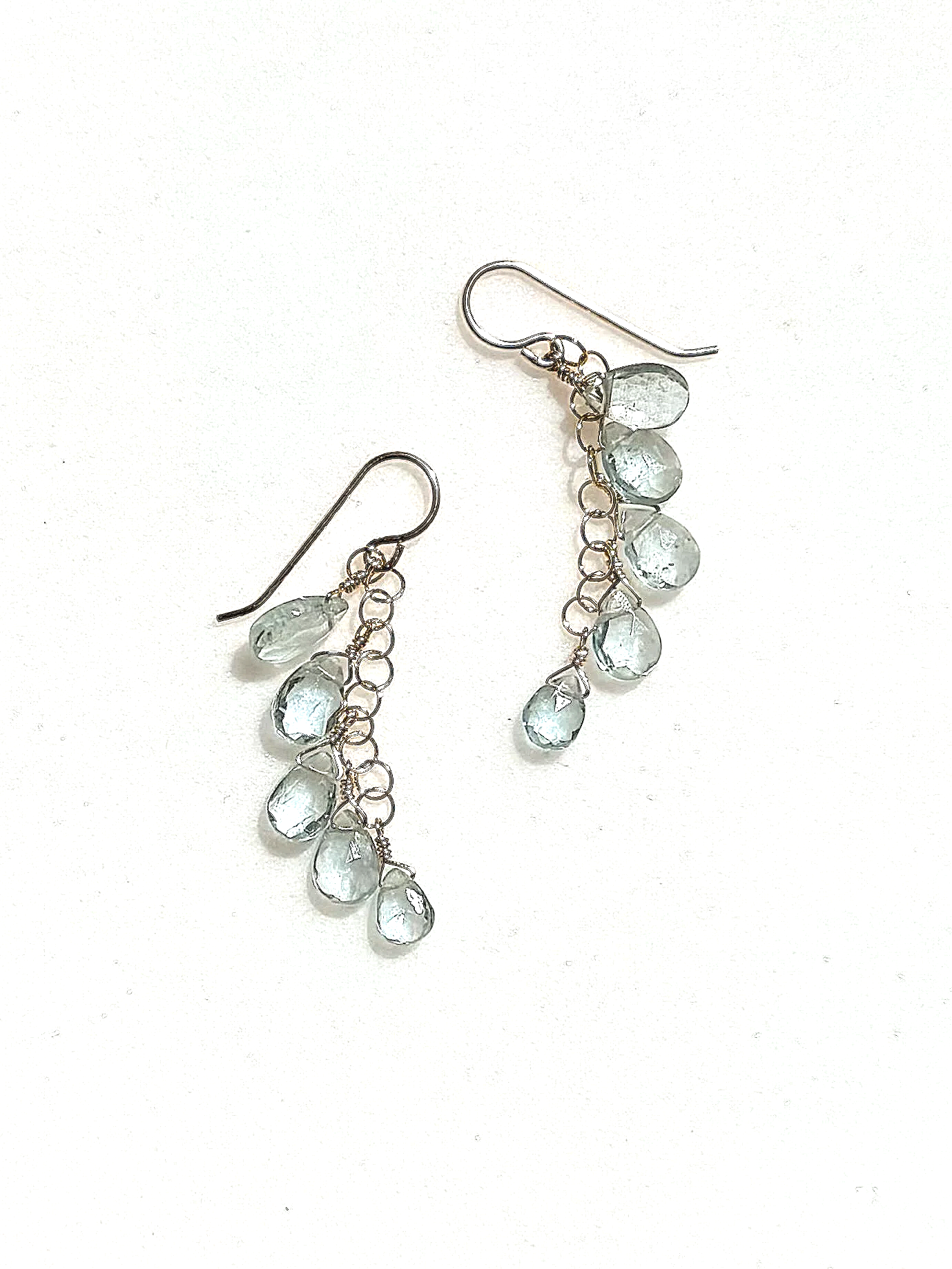 OCEAN MIST Earrings Aquamarine Teardrop