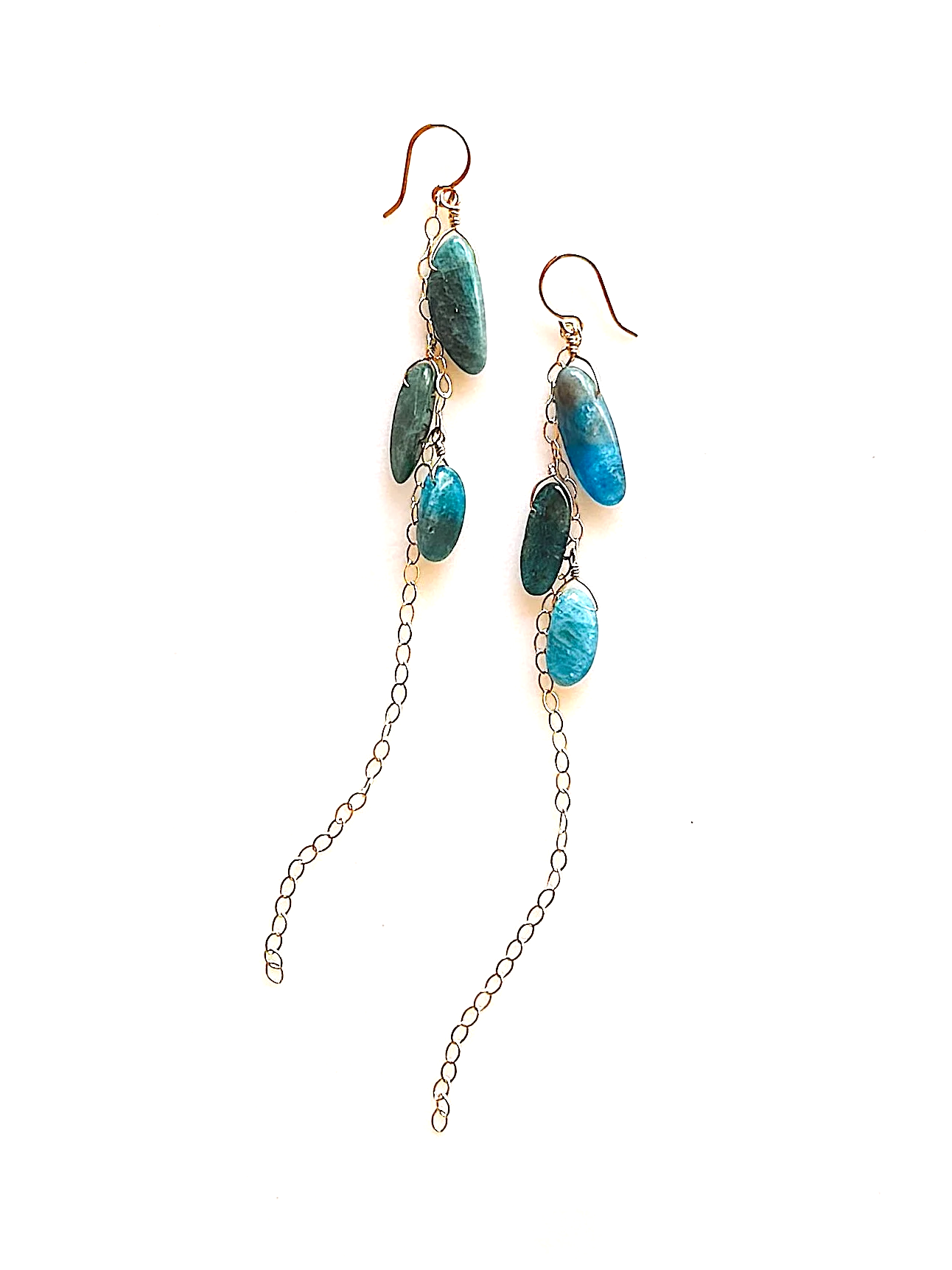BLUE HOUR Earrings Apatite