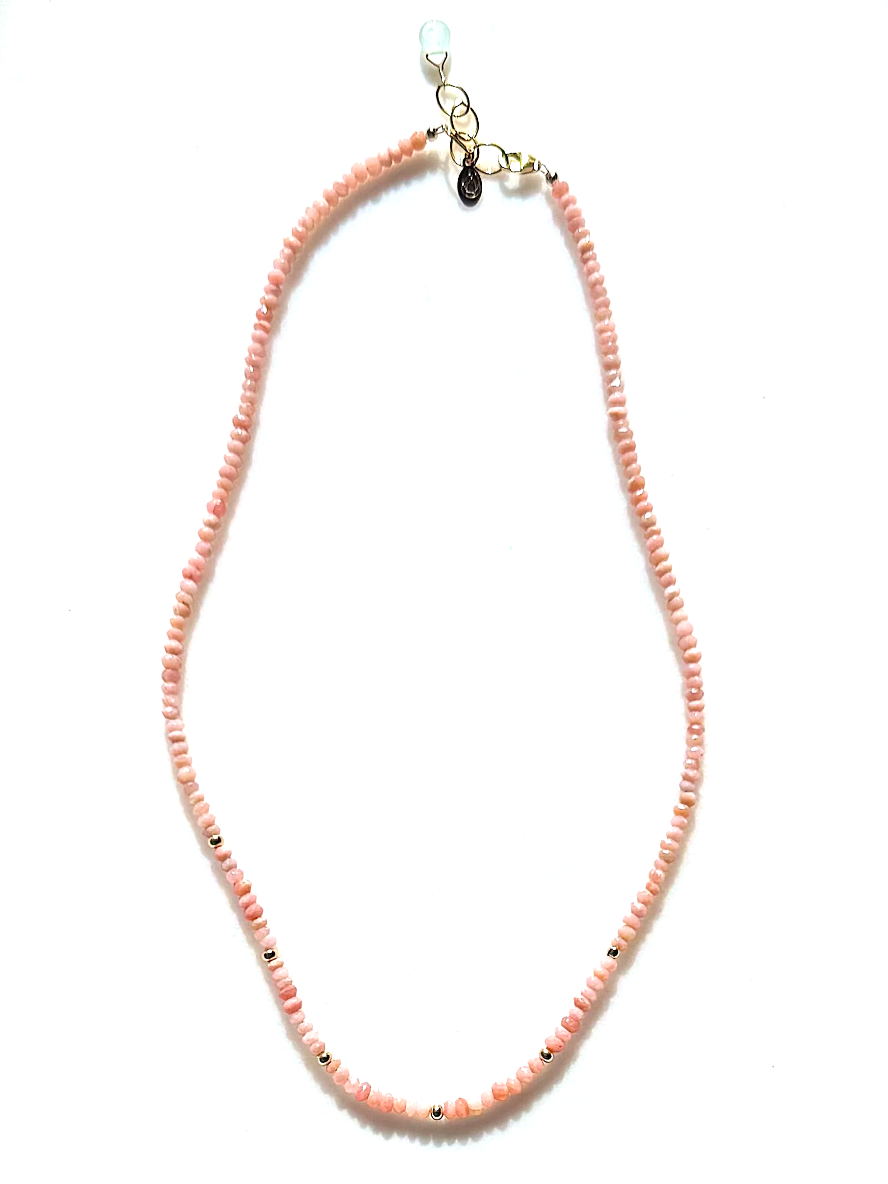 ROSE MILK Necklace Pink Opal