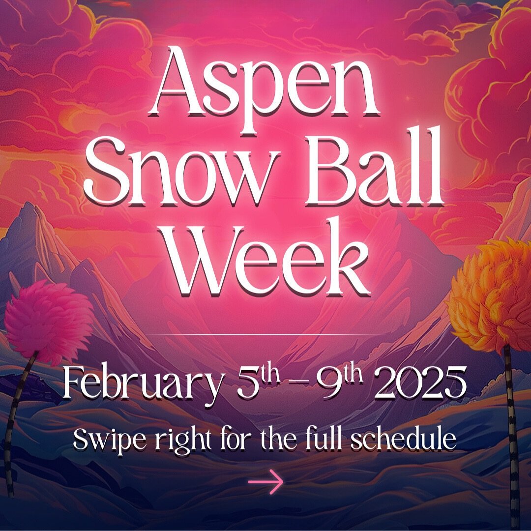 THE OFFICIAL #ASPENSNOWBALL WEEK SCHEDULE IS HERE! ❄️✨

This year, all proceeds benefit @childrenscolo through the COSF Fund for Advancement in Wellness, supporting essential programs for pediatric cancer patients and their families, including:

&bul