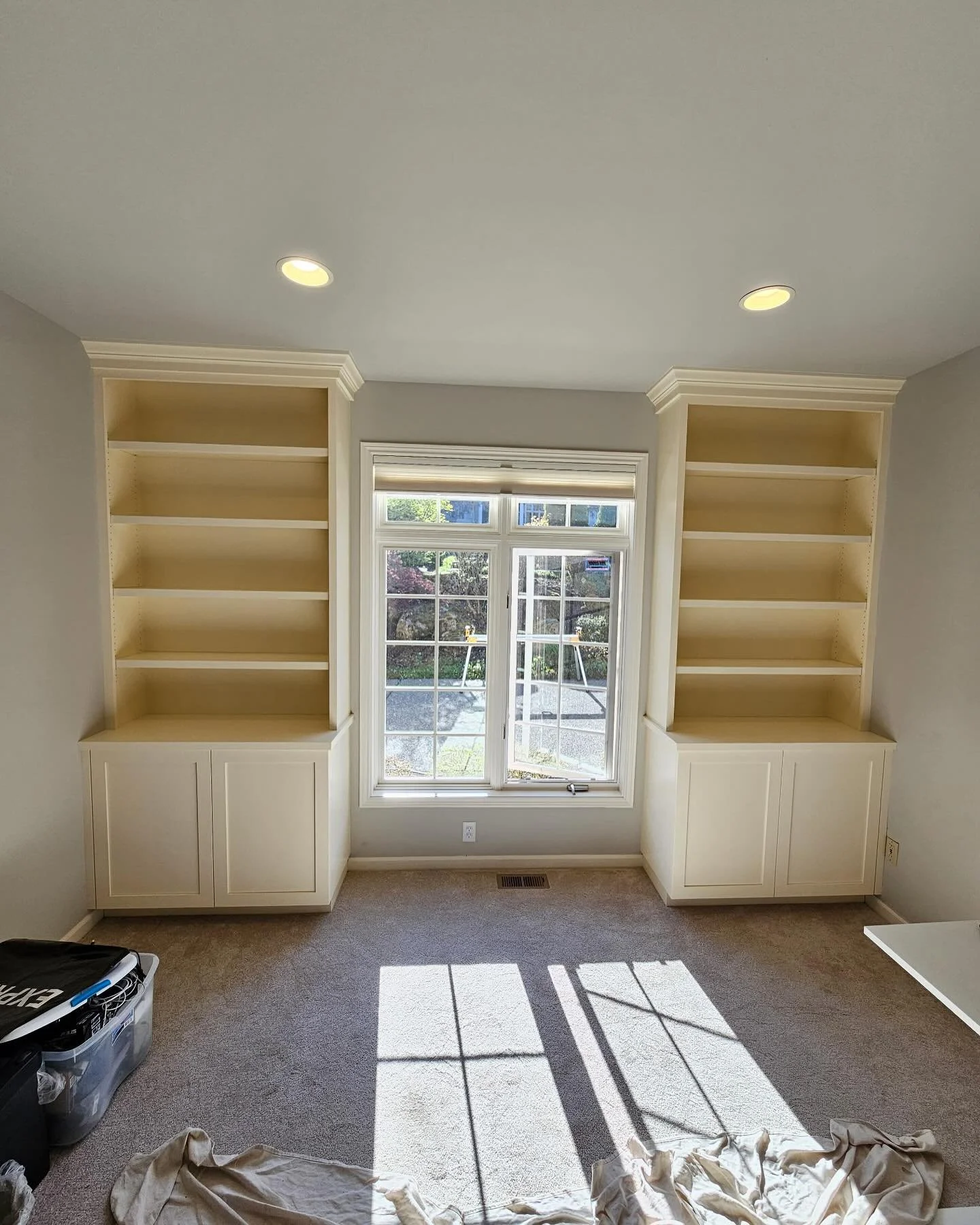 Install day for our custom cabinetry at our Bridle Trails project. What an upgrade for this hardworking home office! Can&rsquo;t say enough about the incredible craftsmanship by @custom__woodworking 
Stay tuned as we have gorgeous custom furnishings 