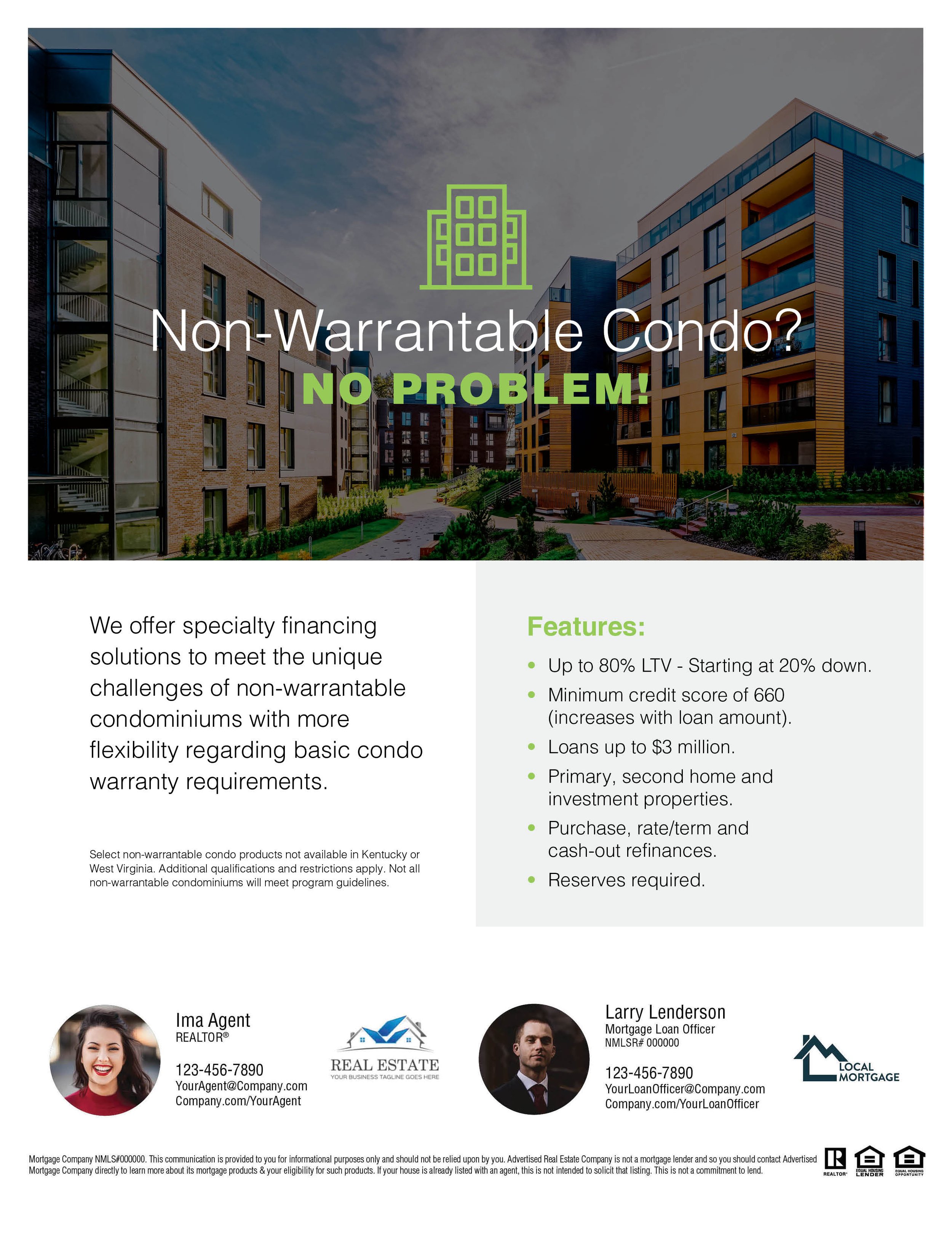 Non-Warrantable Condo? No Problem!