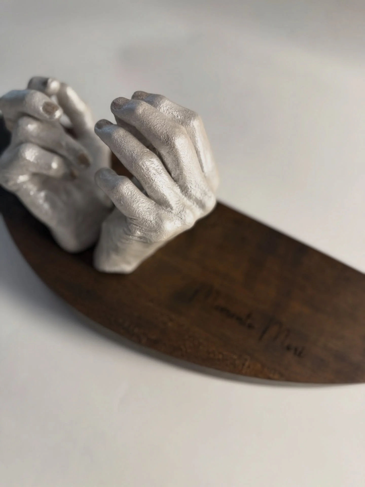 &ldquo;Memento Mori.&rdquo;

A small monument to what aches, what fades, and what stays luminous.
Cast from the hands of a woman who has given her life to art&mdash;
and to the holy work of helping women feel whole again.

She&rsquo;s wrestled her ow