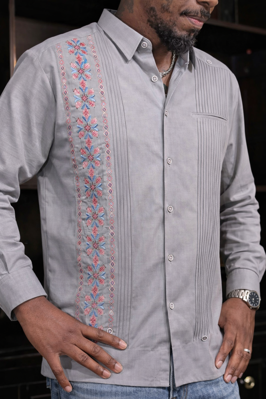 GUAYABERA BAMBÚ REAL