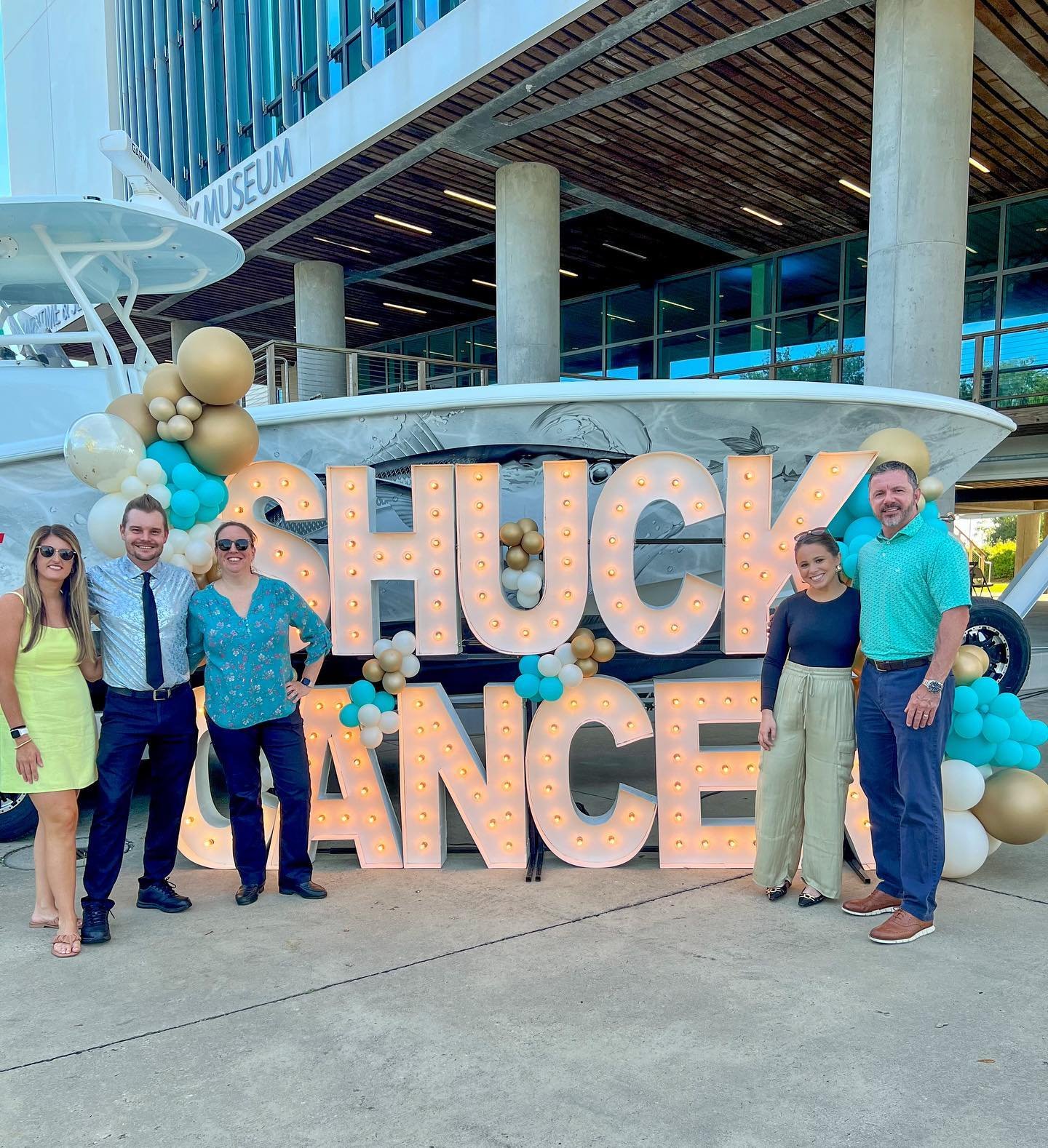 We were honored to participate in @shuckcancergulfcoast last night! We had so much fun serving our Bourbon Pecan Glazed Bacon, hanging out with great company, and fundraising for The American Cancer Society. ✨🥂 

&ldquo;The American Cancer Society&r